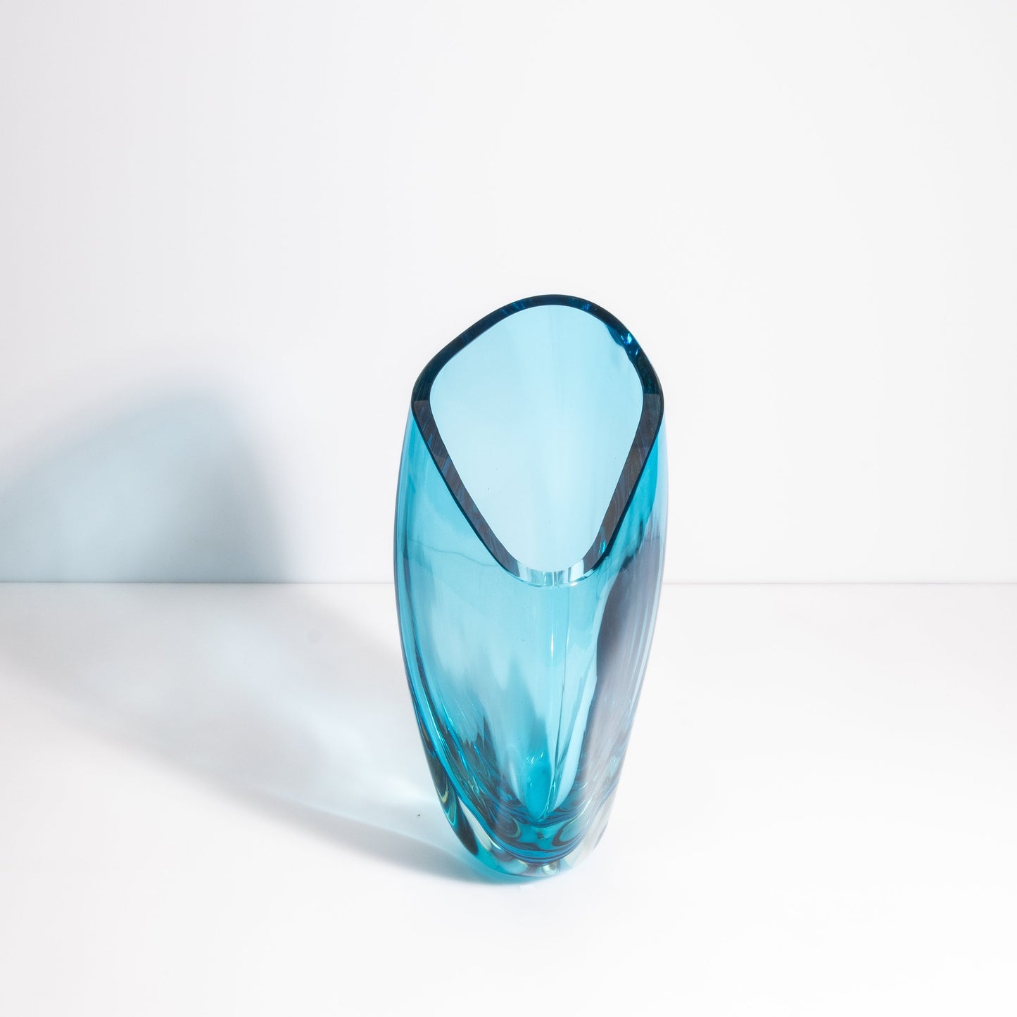 Murano Teardrop Vase in Lagoon Blue