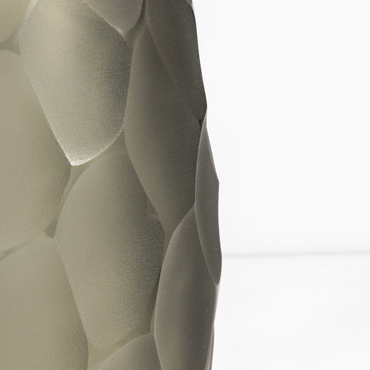 Murano Battuto Vase in Grey