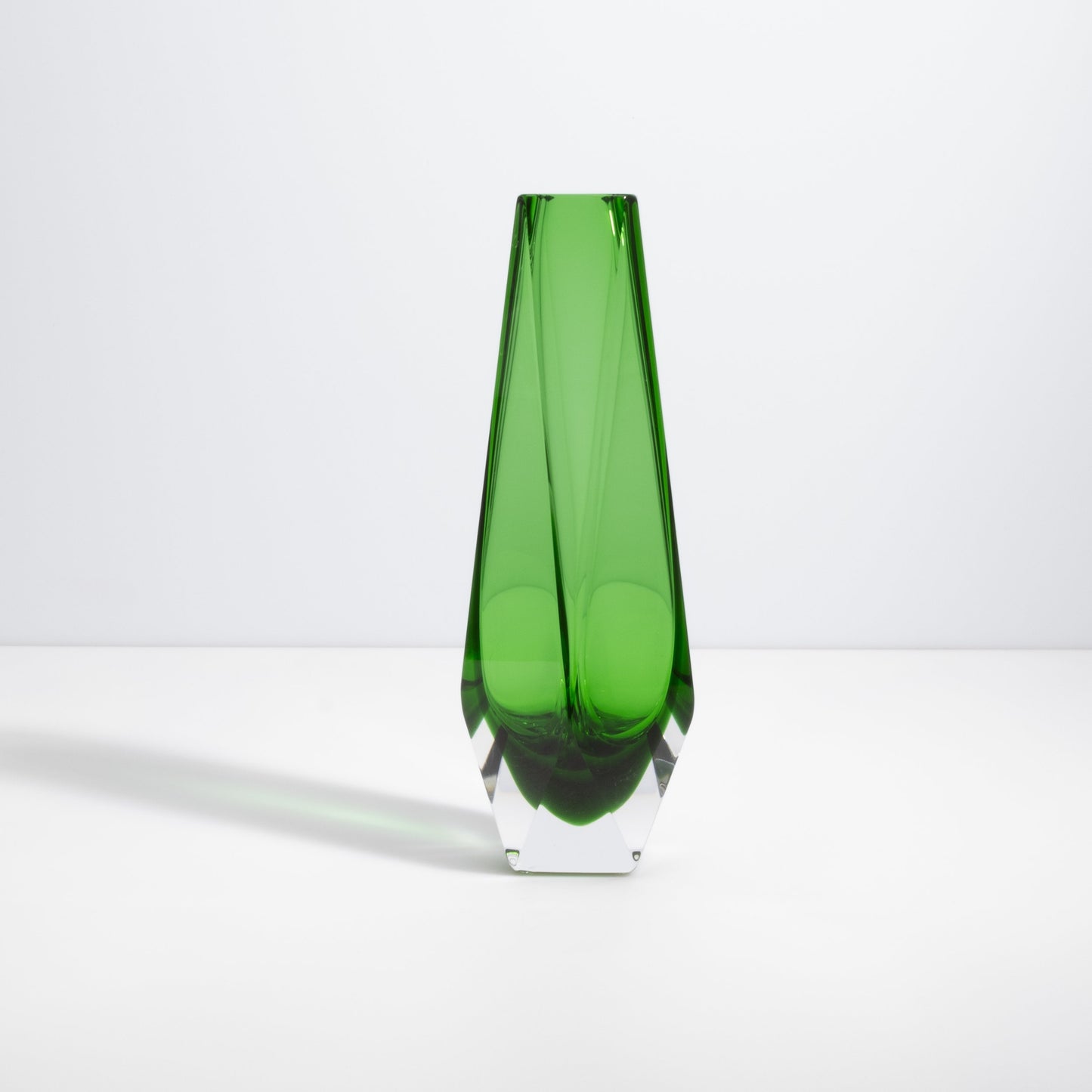Murano Goccia Vase in Green