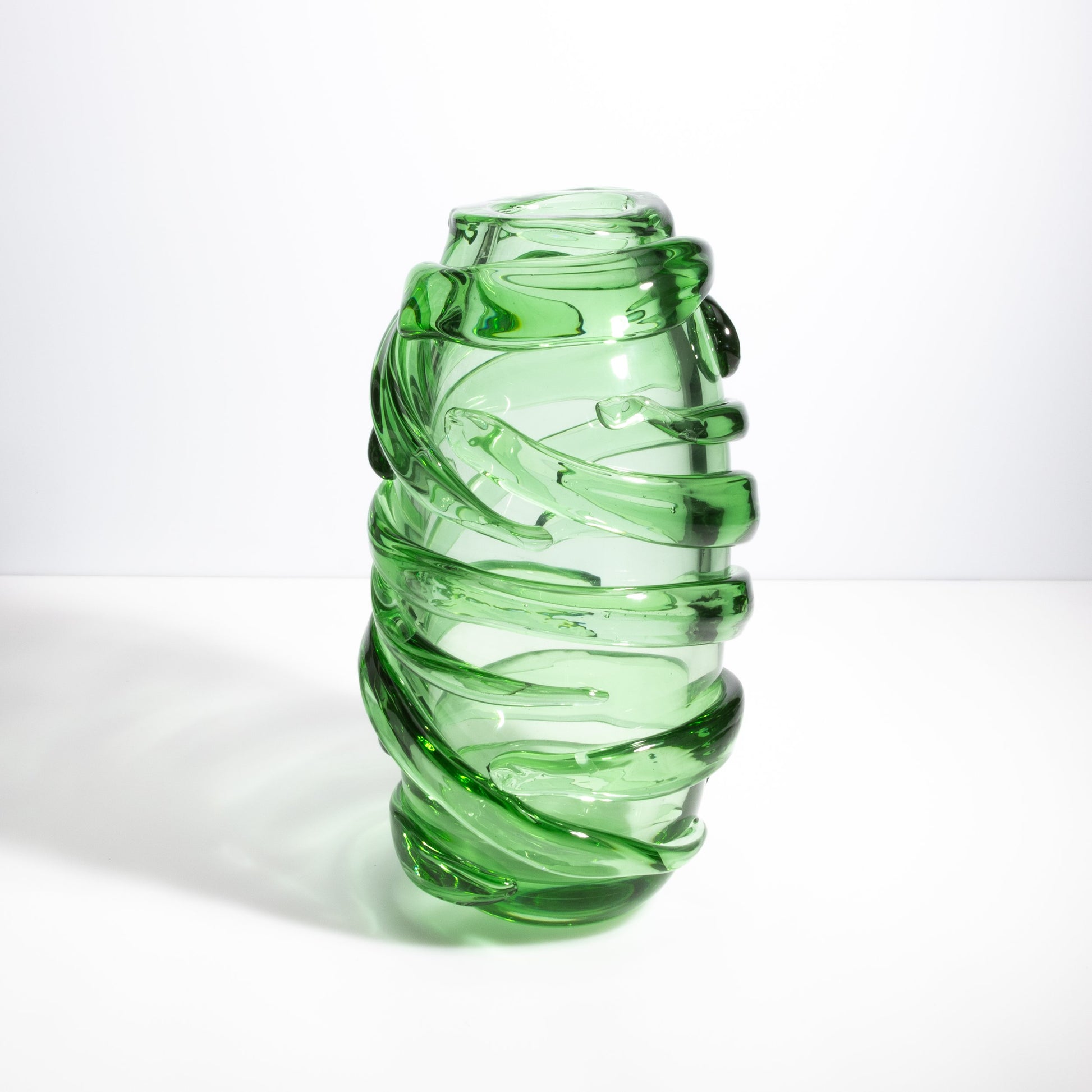 Murano Gomitolo Vase in Green