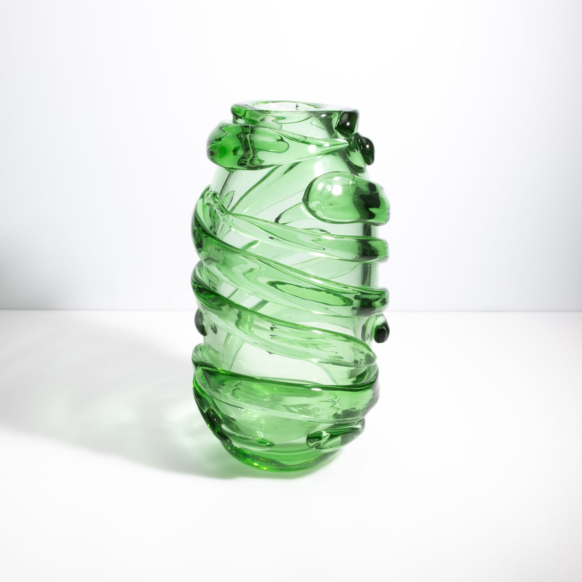 Murano Gomitolo Vase in Green
