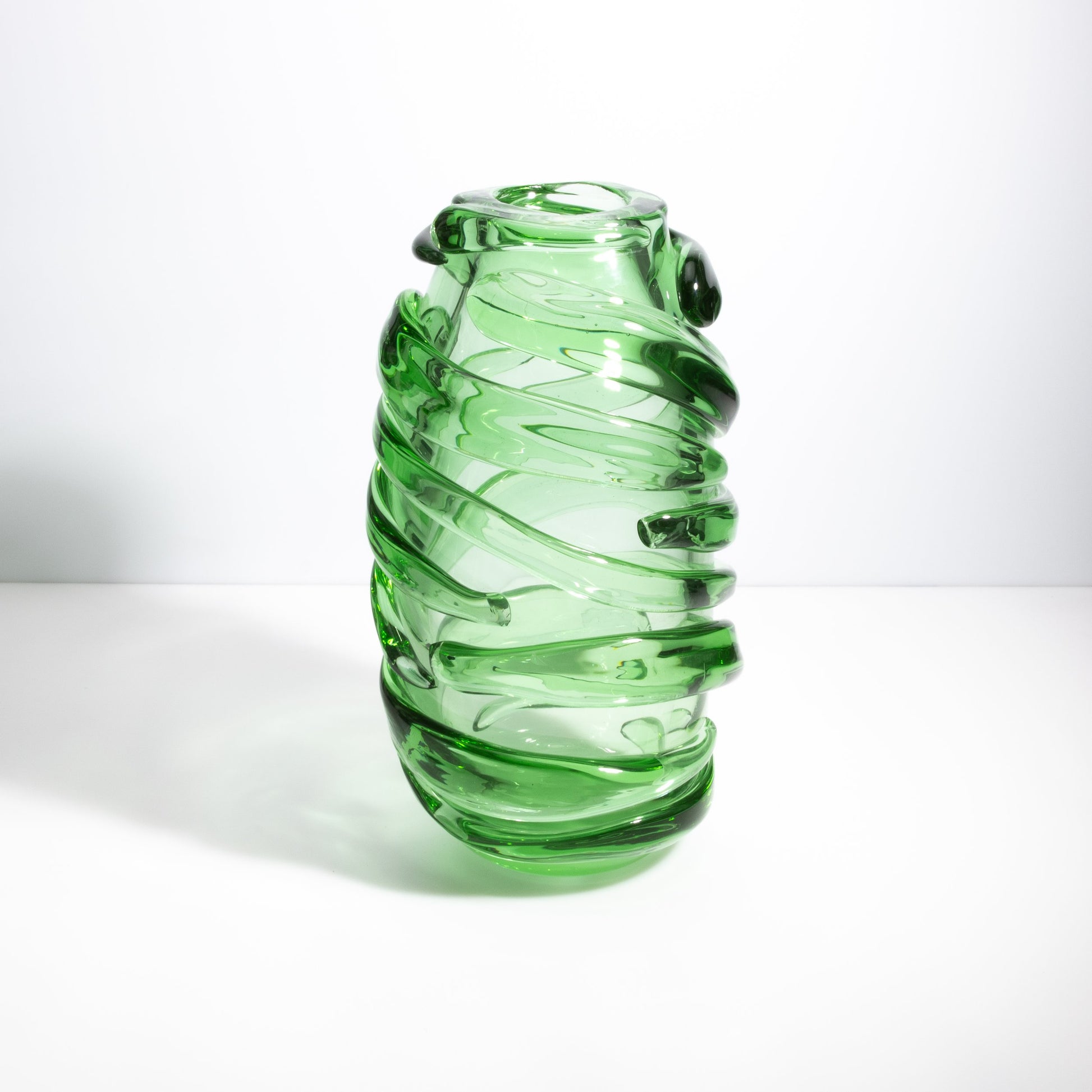Murano Gomitolo Vase in Green