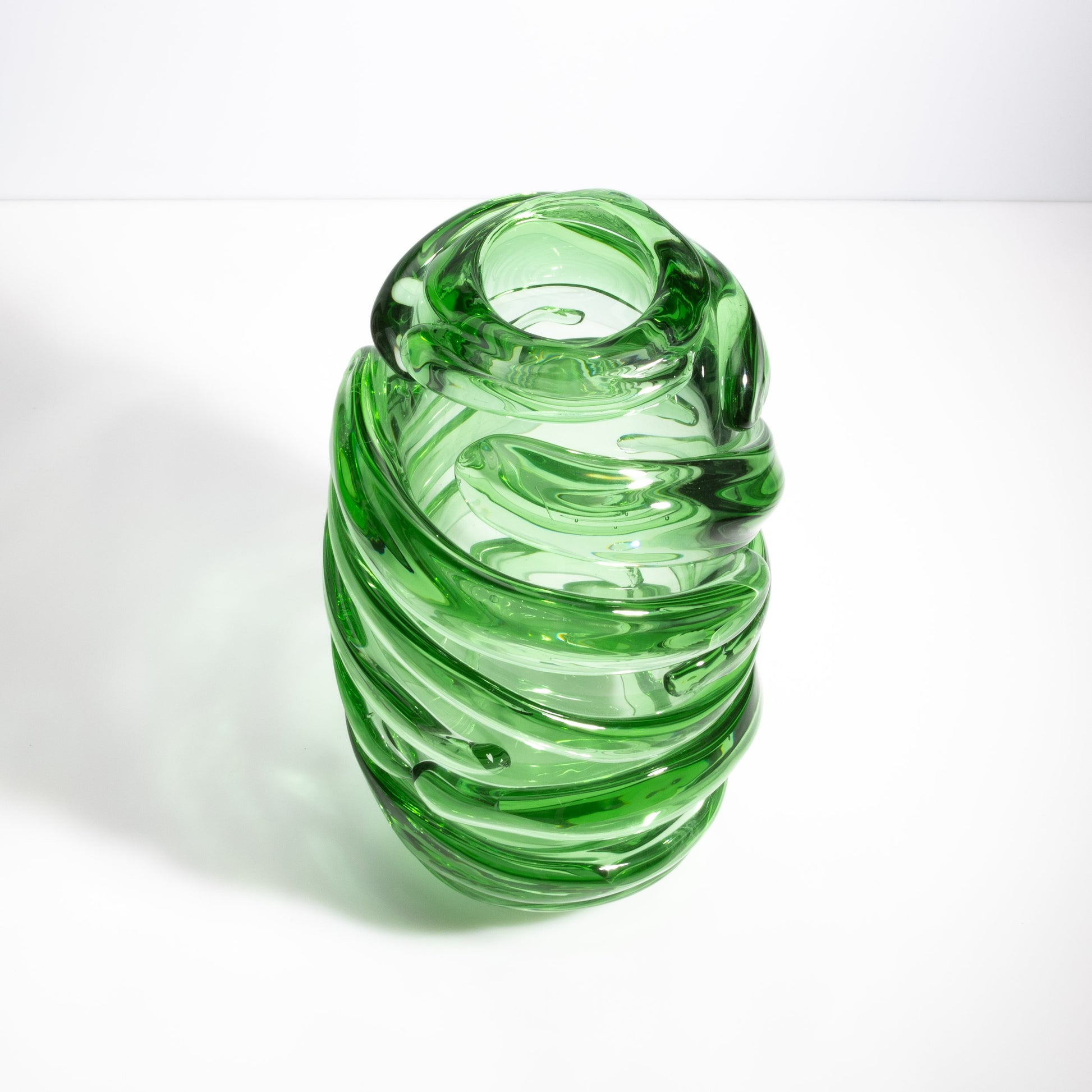 Murano Gomitolo Vase in Green