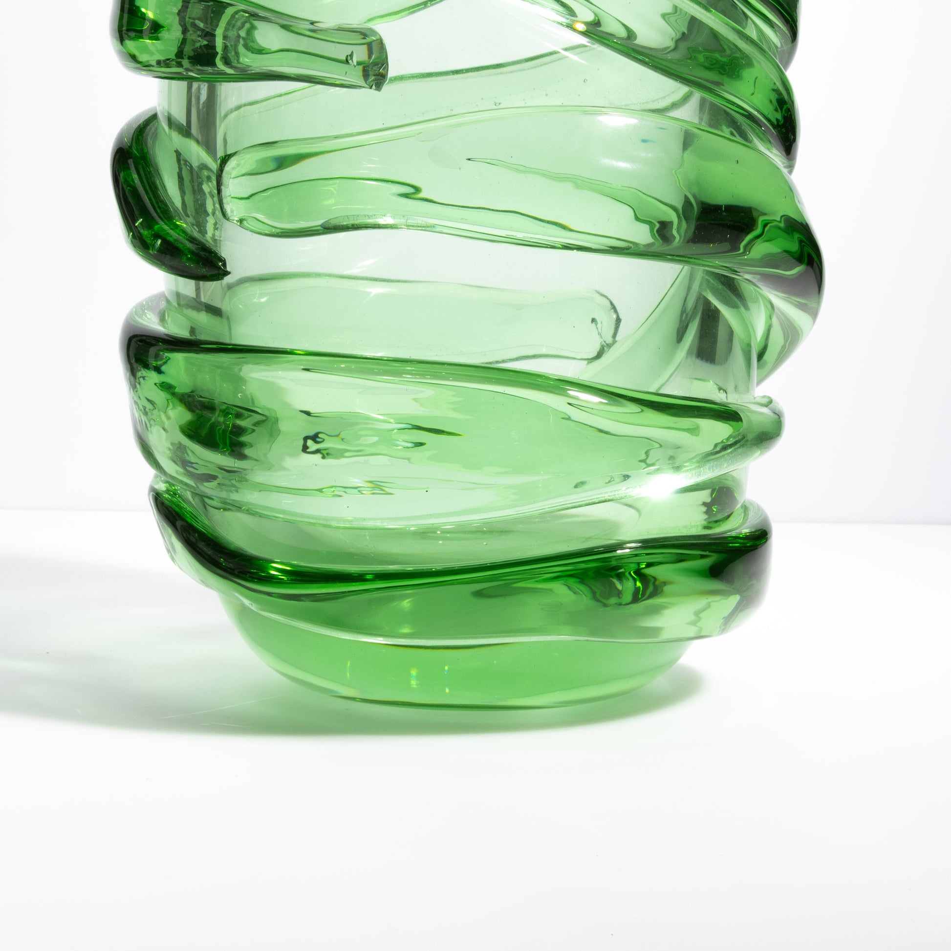 Murano Gomitolo Vase in Green