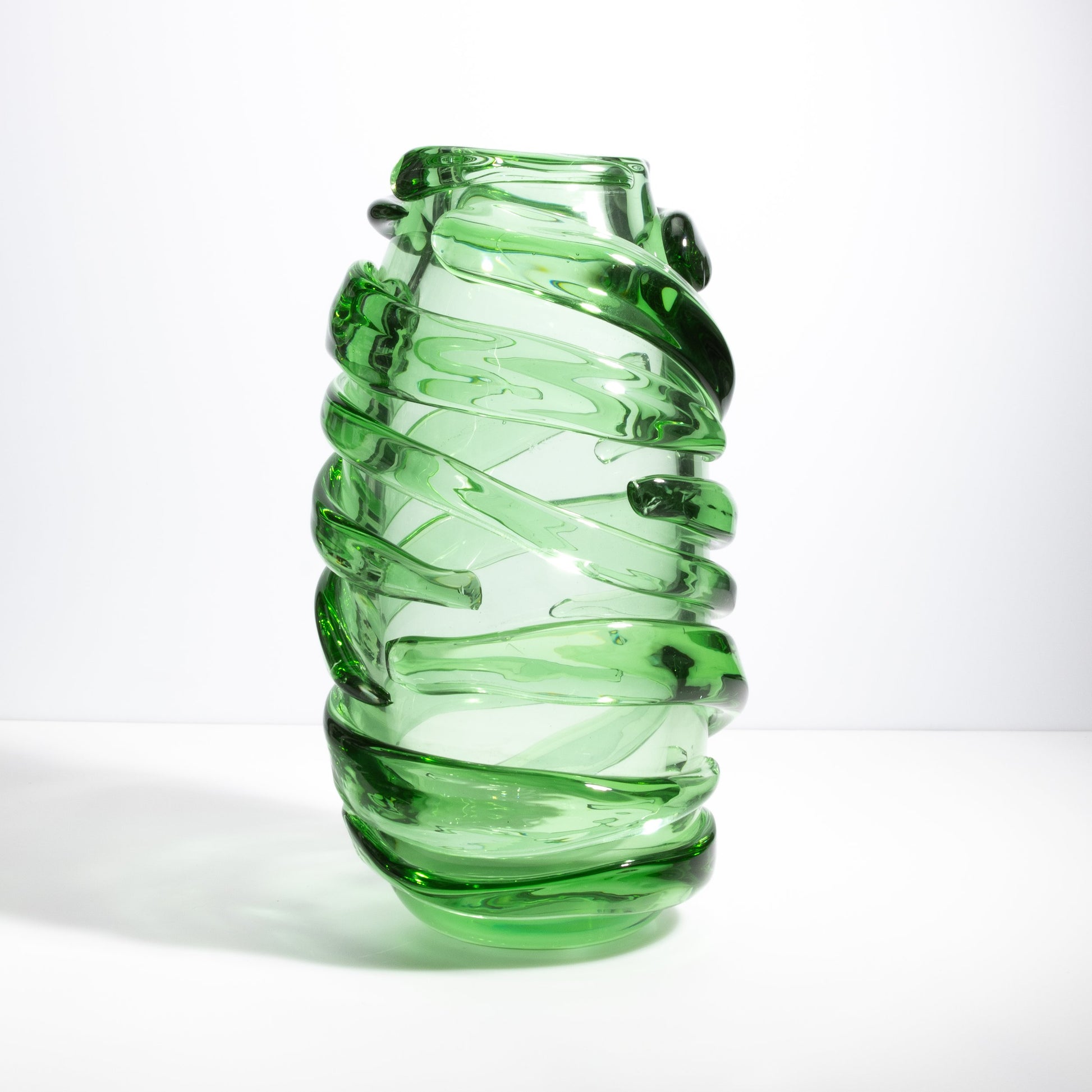 Murano Gomitolo Vase in Green