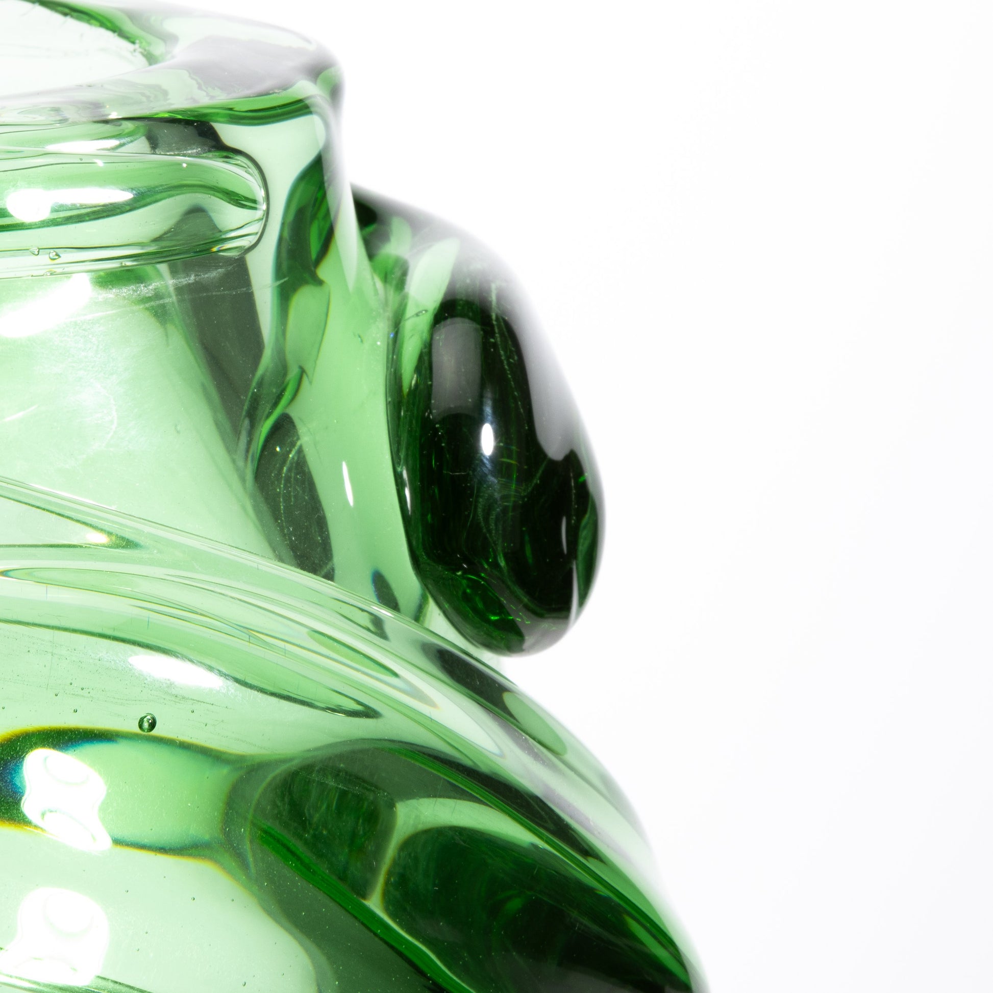 Murano Gomitolo Vase in Green