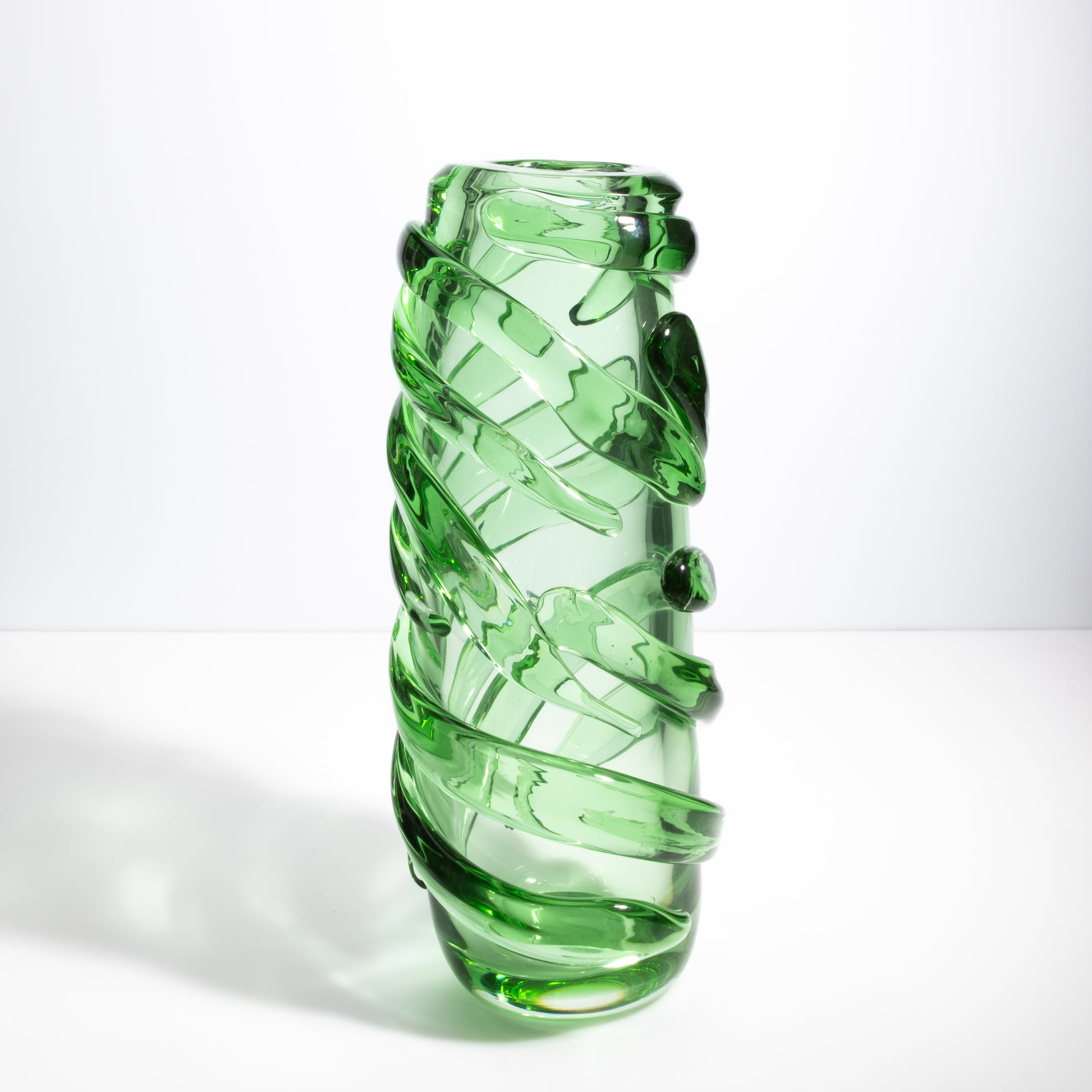 Murano Gomitolo Vase in Green