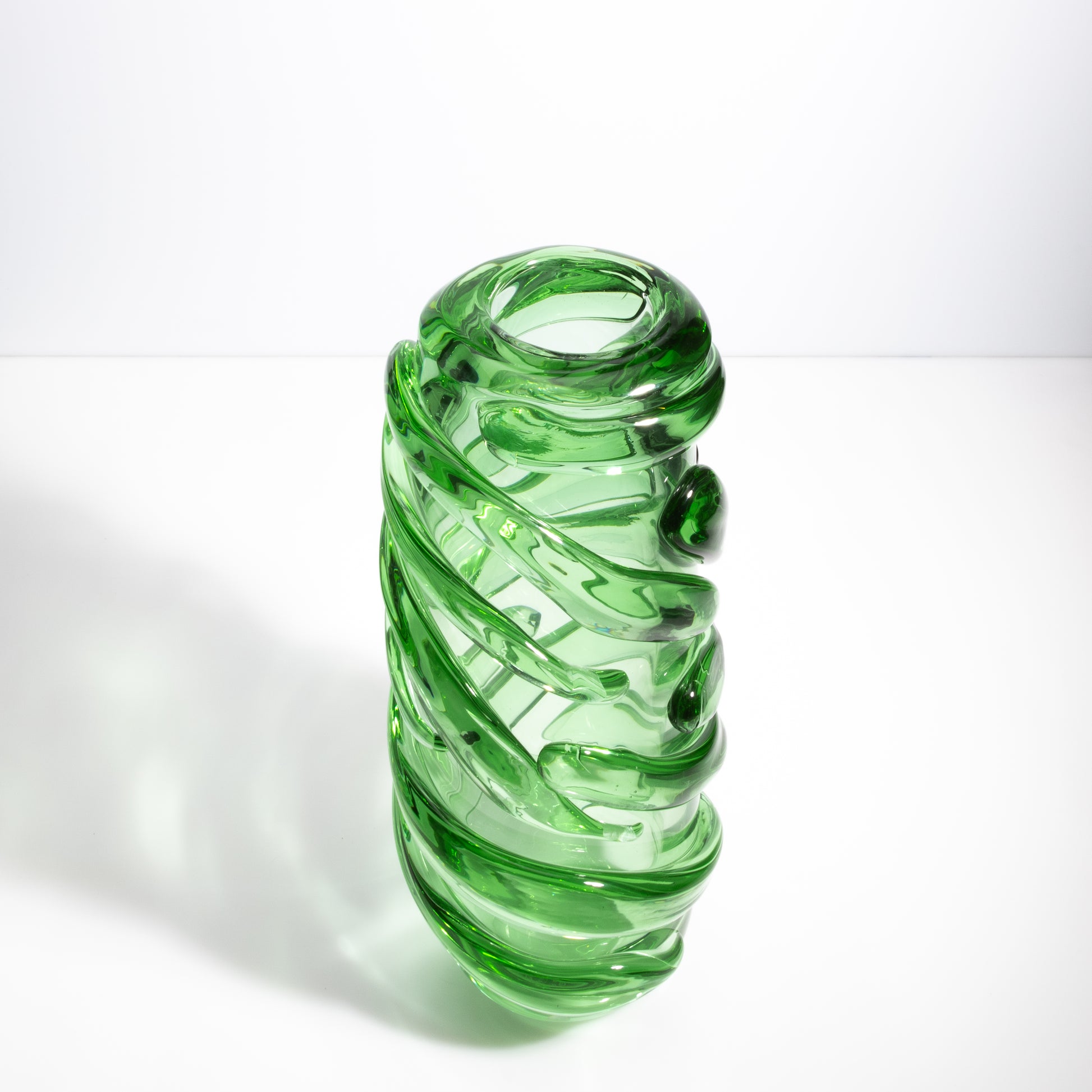 Murano Gomitolo Vase in Green