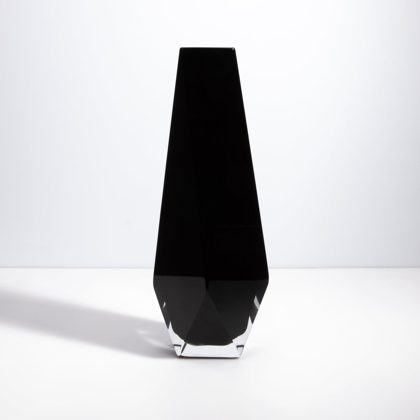 Murano Goccia Vase in Onyx Black