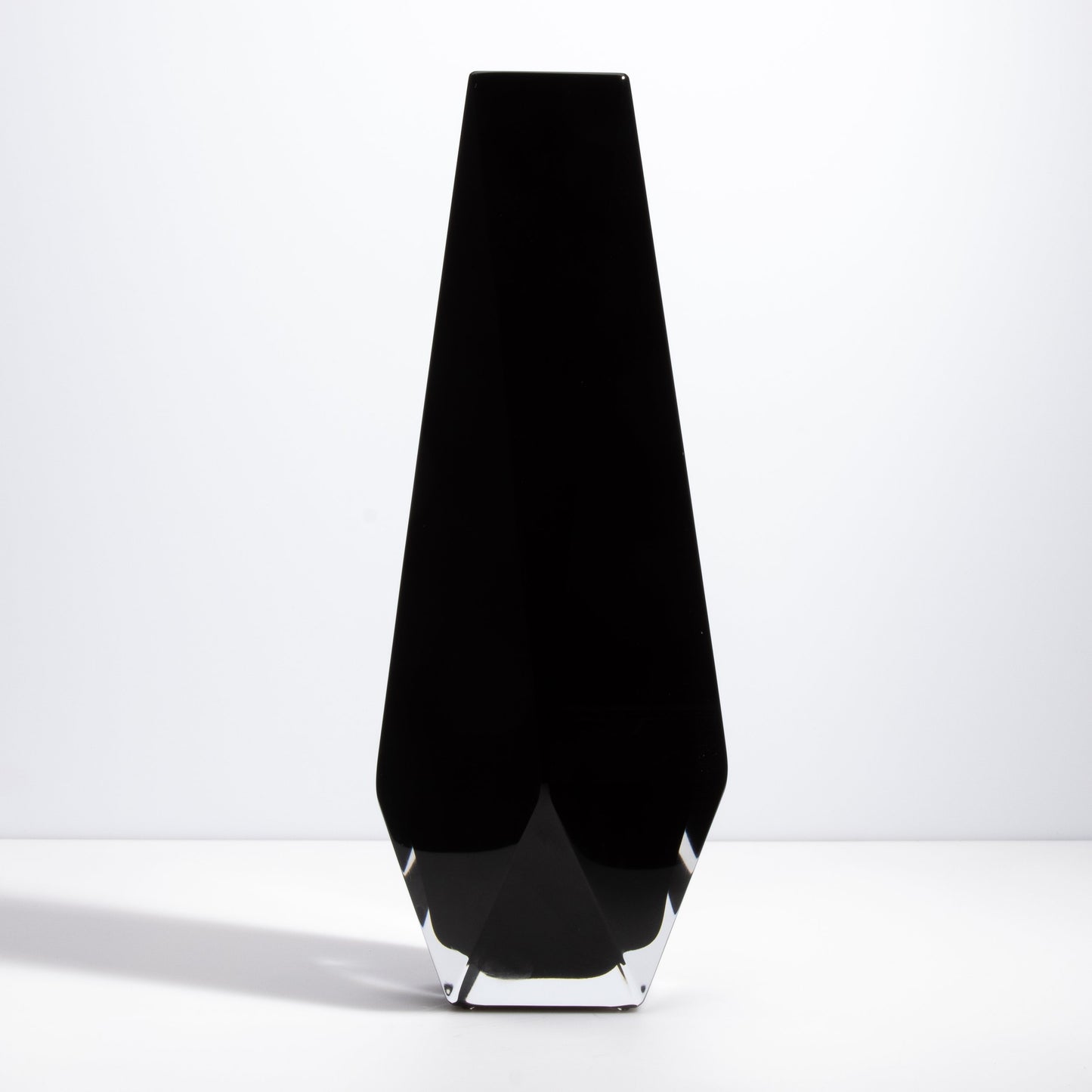 Murano Goccia Vase in Onyx Black