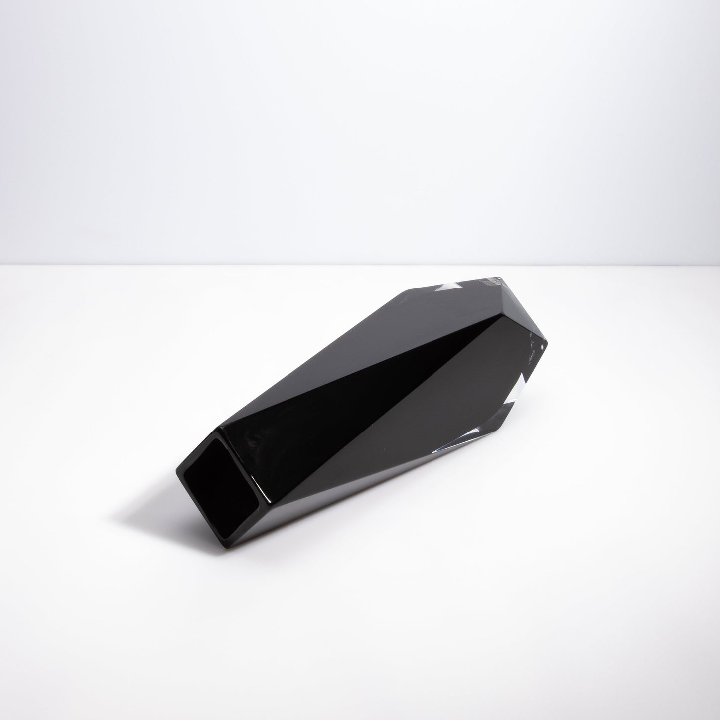 Murano Goccia Vase in Onyx Black