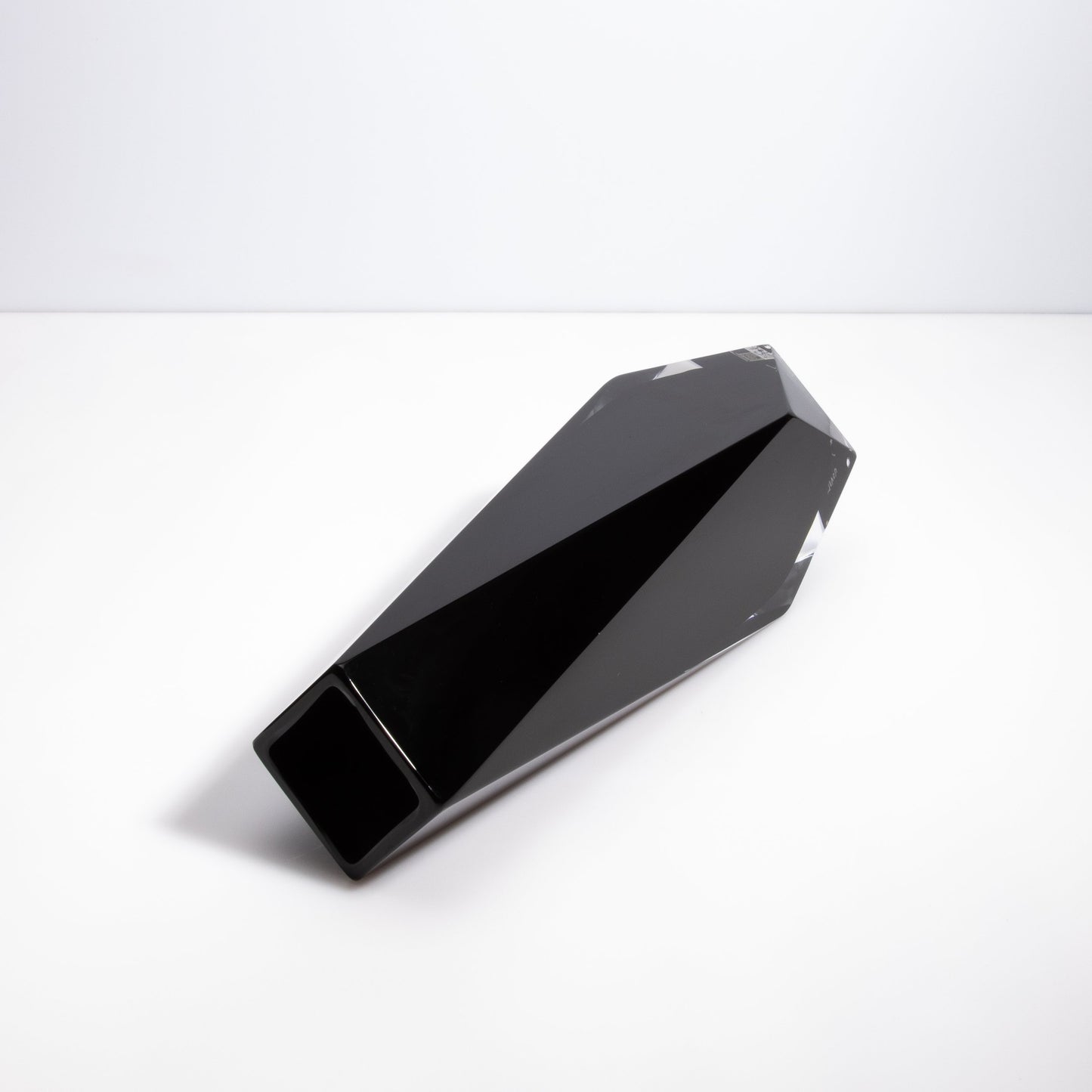 Murano Goccia Vase in Onyx Black