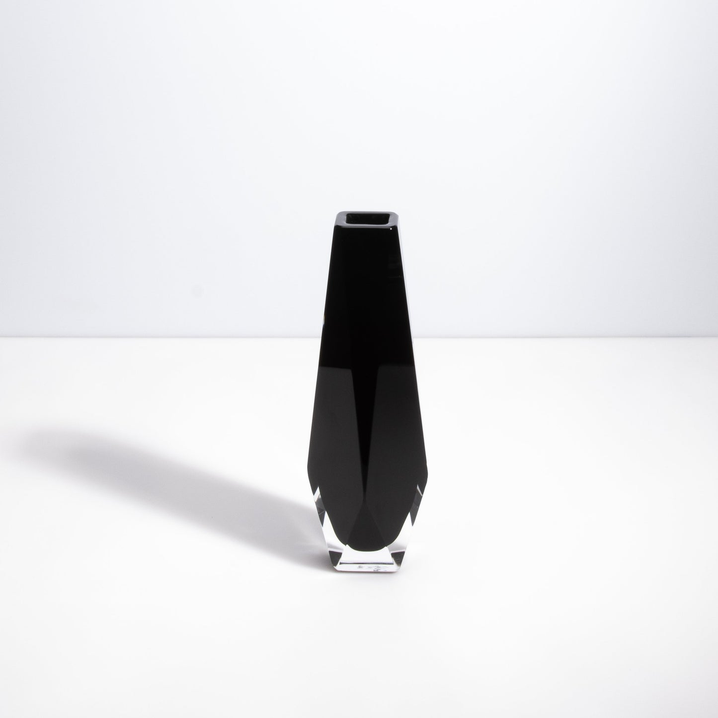 Murano Goccia Vase in Black Onyx