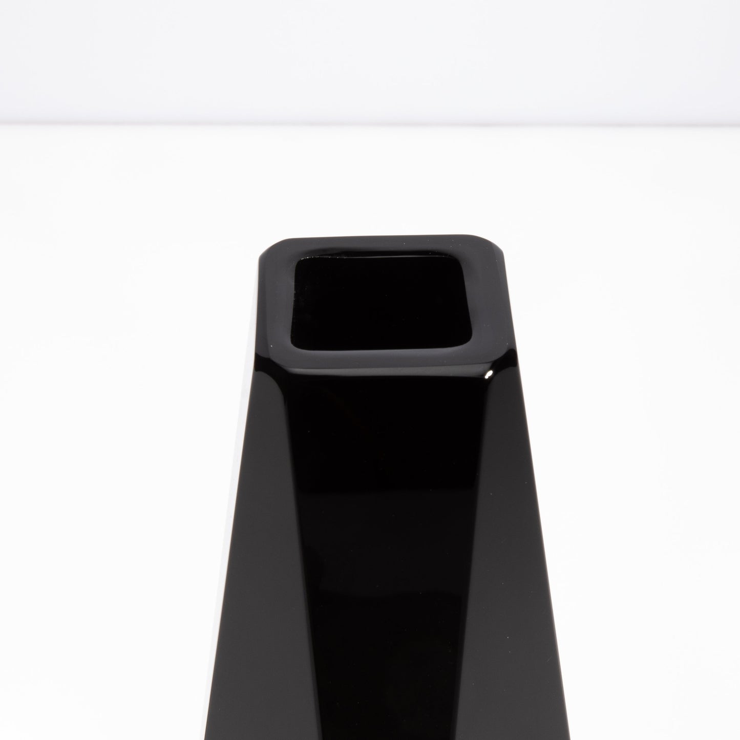 Murano Goccia Vase in Black Onyx