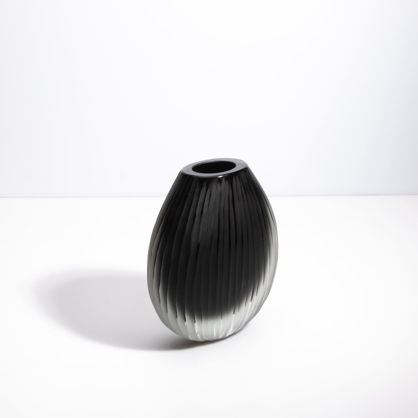 Murano Supreme Vase in Black