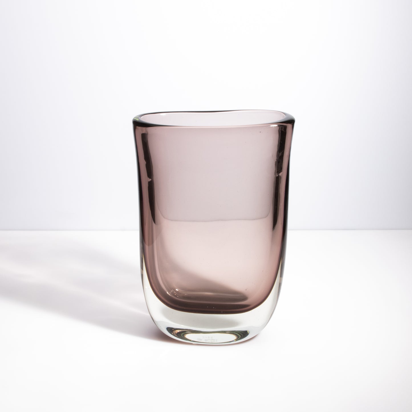 Murano Massiccio Vase in Smoky