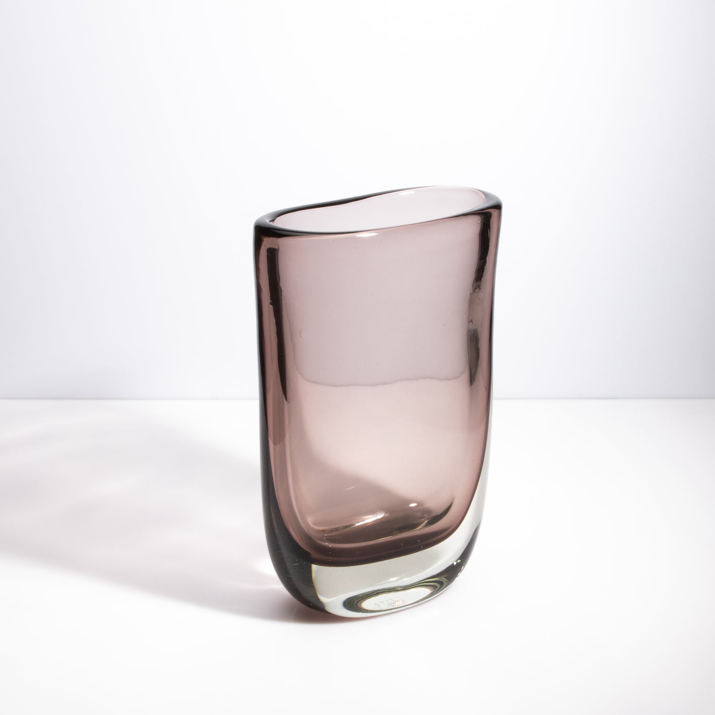 Murano Massiccio Vase in Smoky