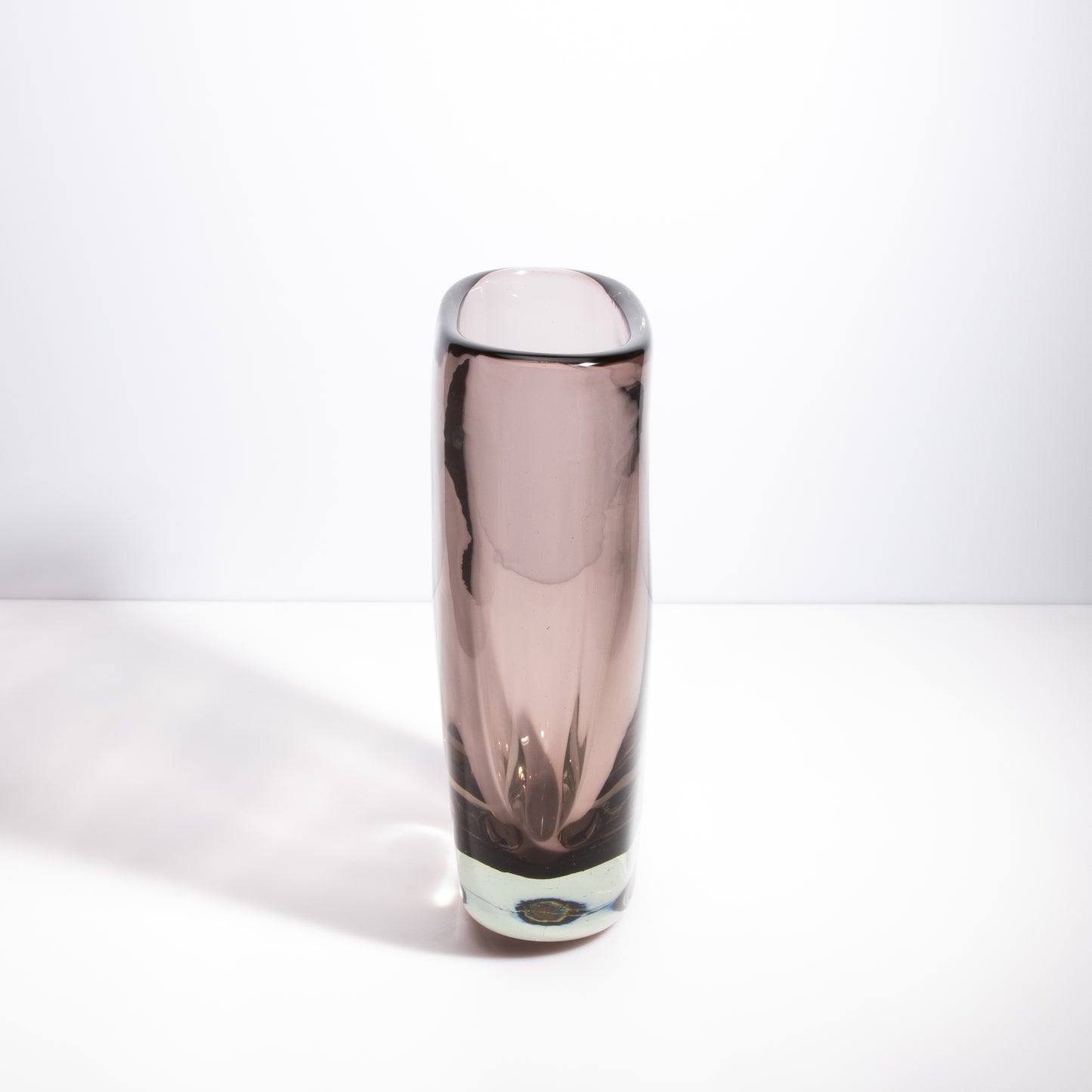Murano Massiccio Vase in Smoky