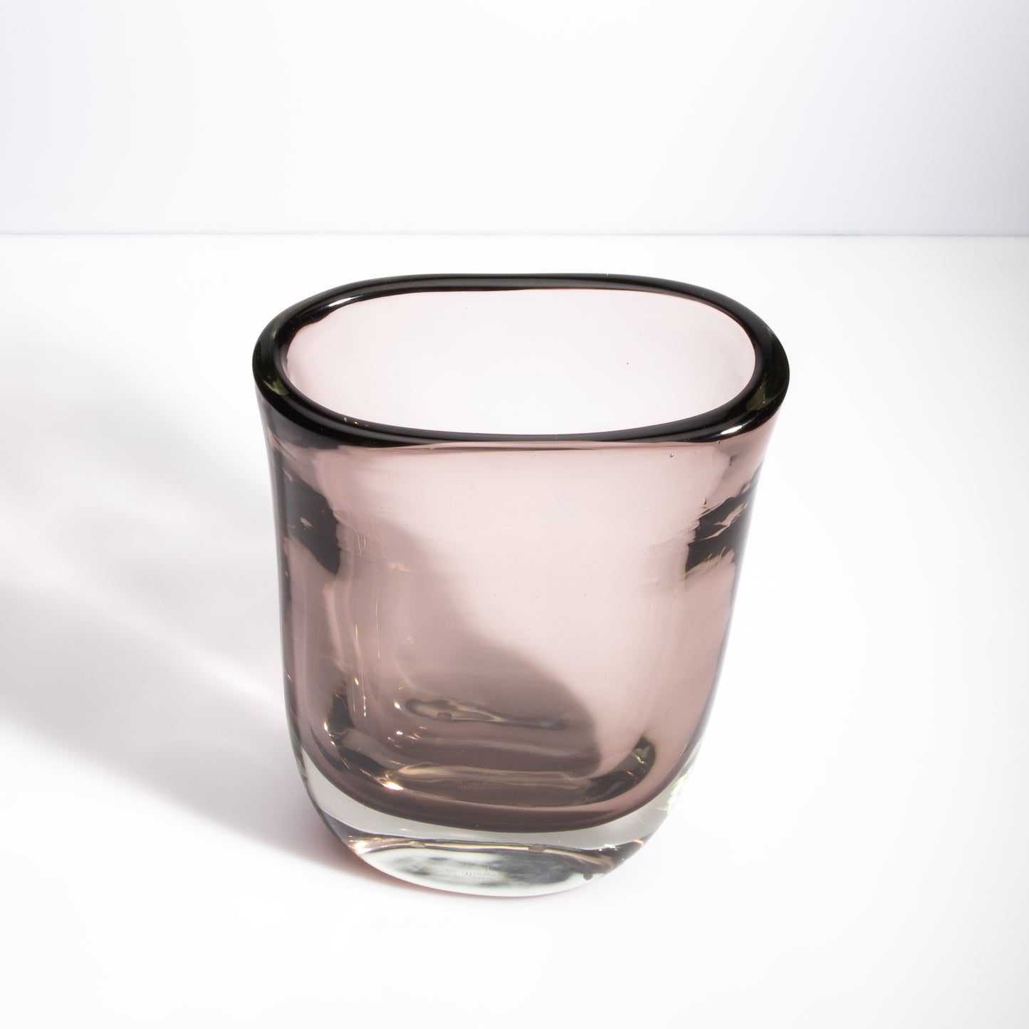 Murano Massiccio Vase in Smoky