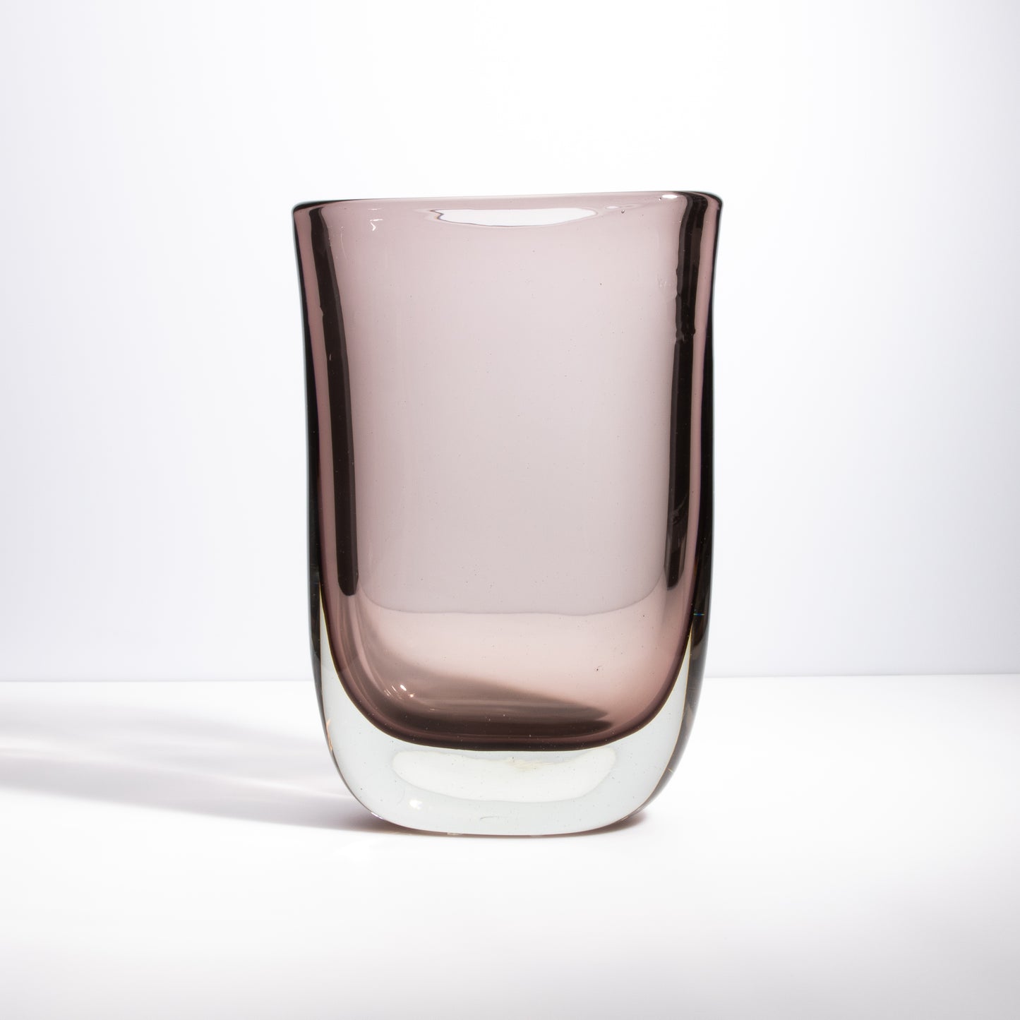 Murano Massiccio Vase in Smoky