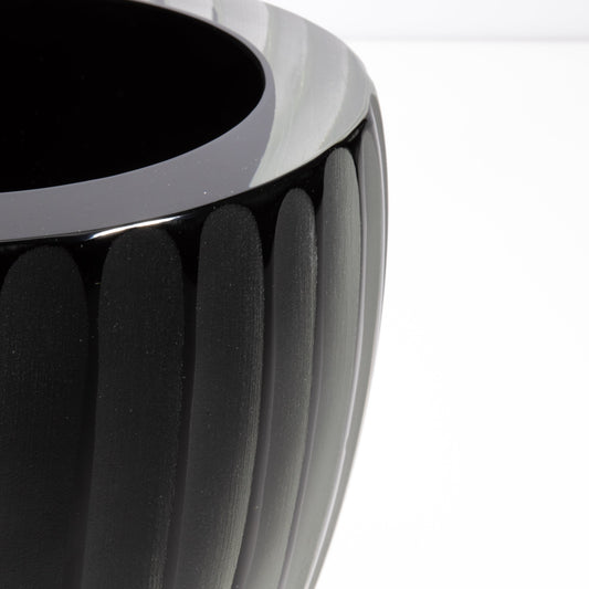 Murano Supreme Vase in Black