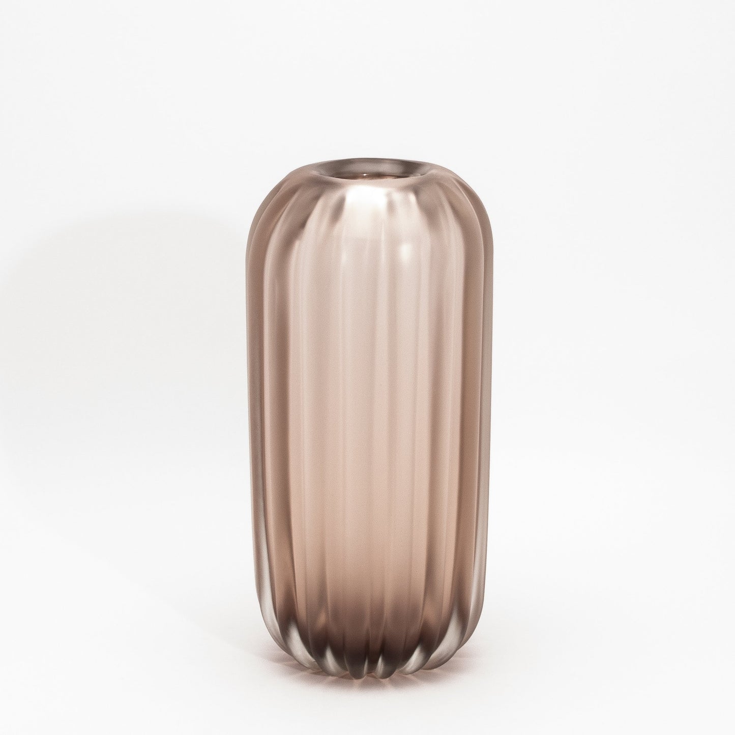 Murano Cactus Vase in Amethyst