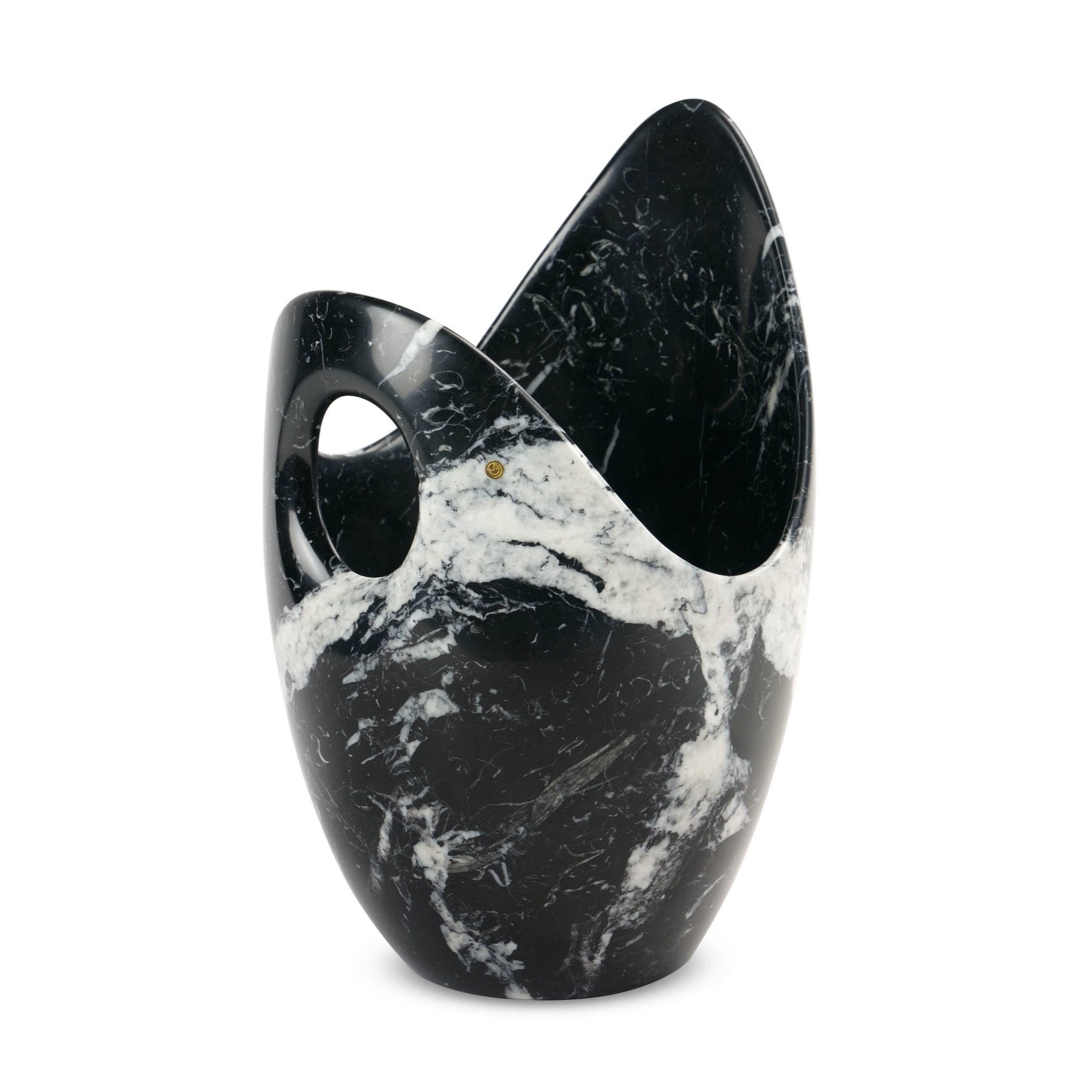 Champagne Cooler in Marquina Marble by Barberini & Gunnell