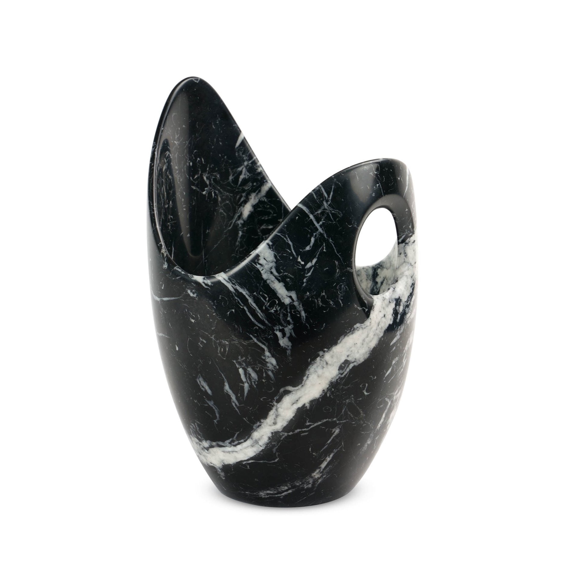 Champagne Cooler in Marquina Marble by Barberini & Gunnell