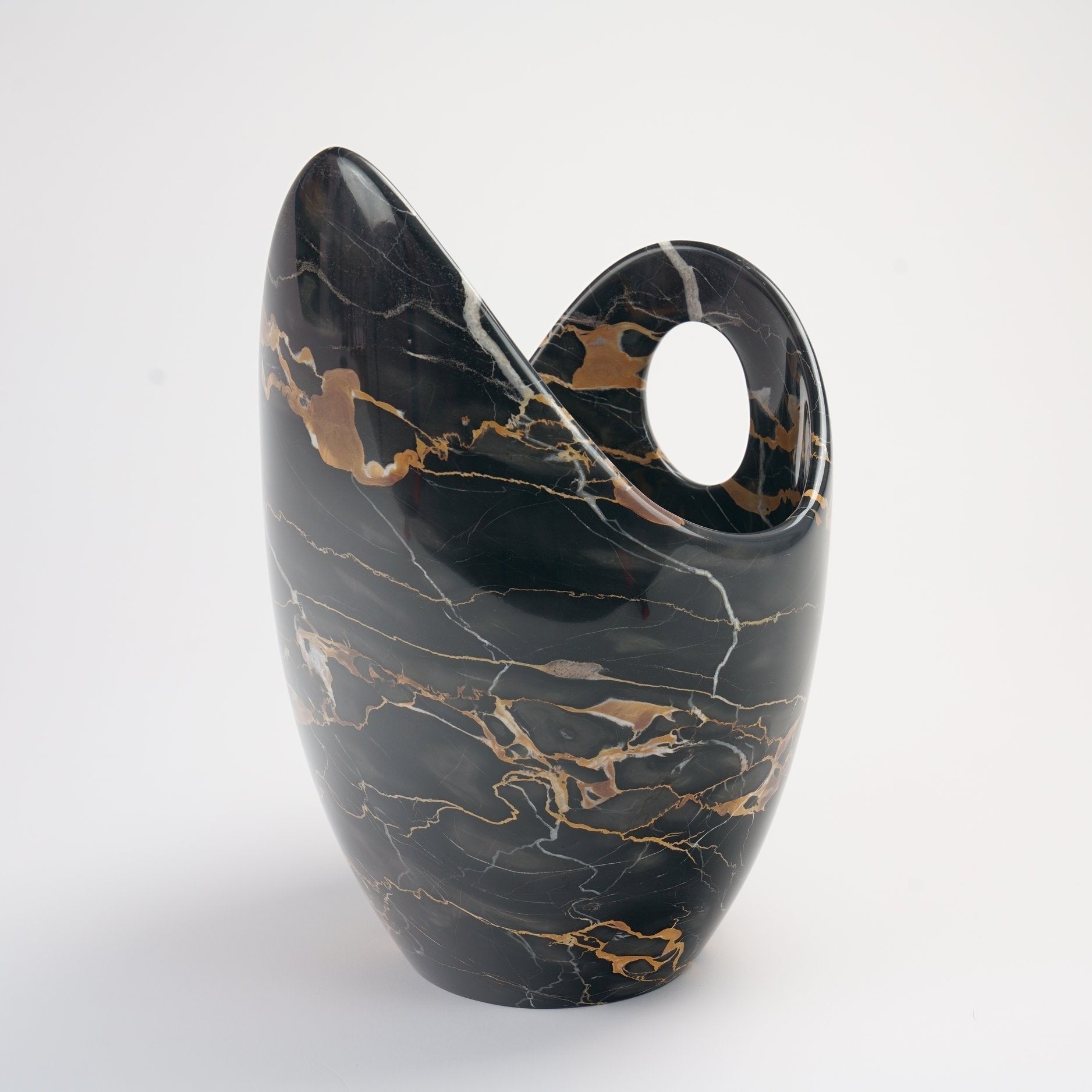Champagne Cooler in Portoro Marble by Barberini & Gunnell