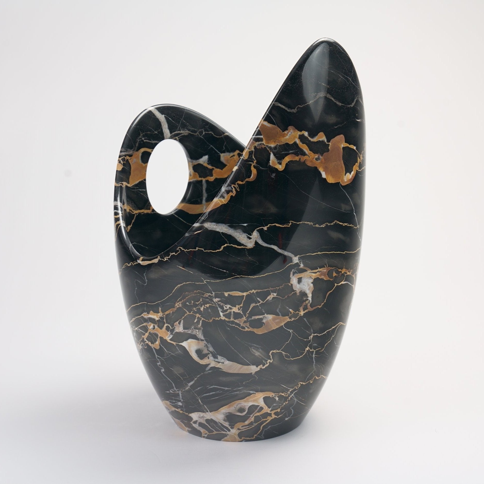 Champagne Cooler in Portoro Marble by Barberini & Gunnell