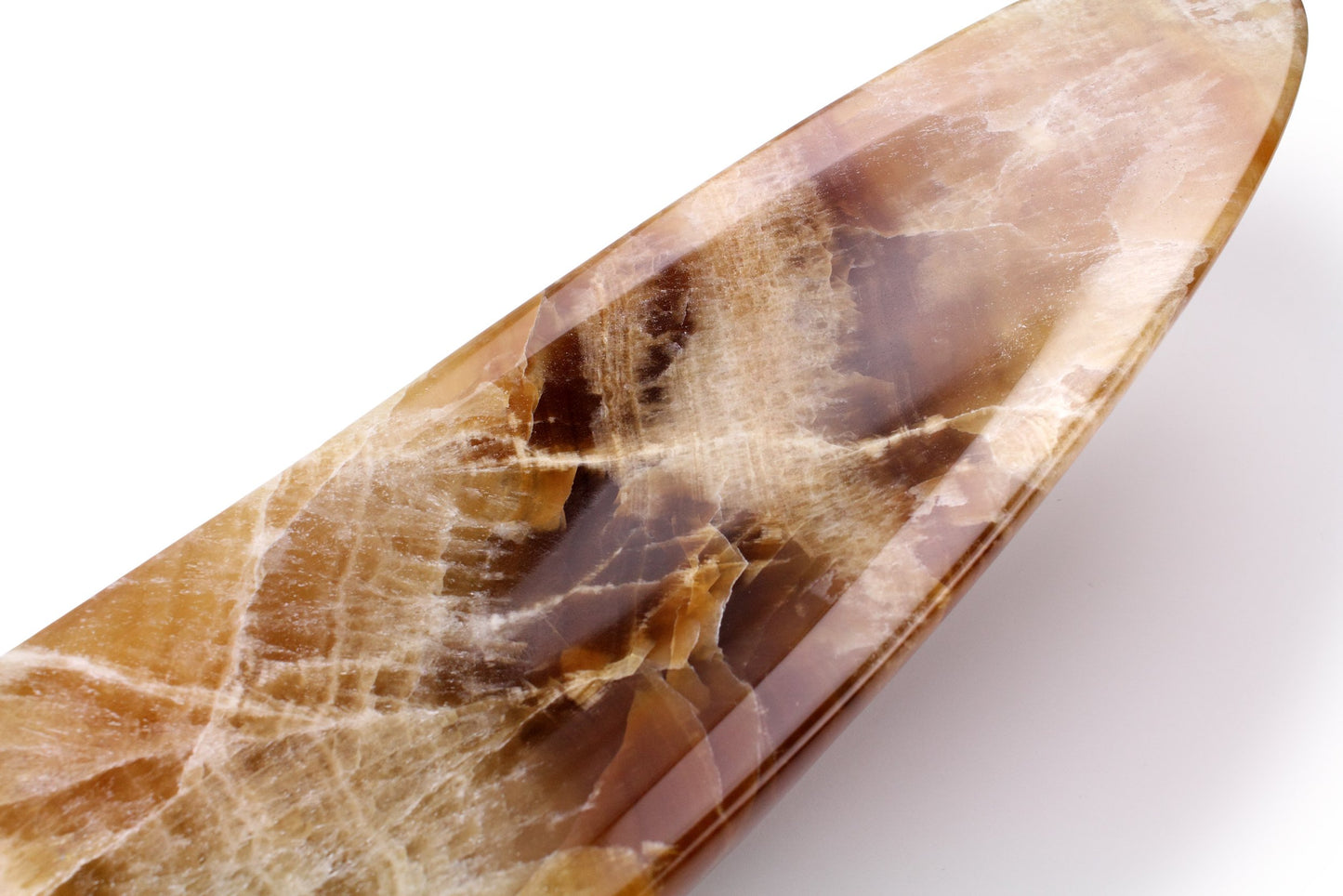 Large Ornament Centerpiece in Amber Onyx by Barberini & Gunnell