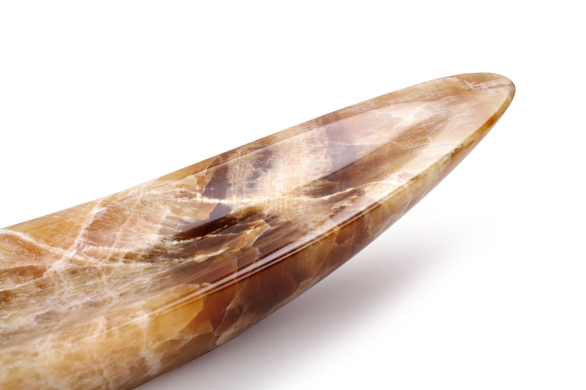 Large Ornament Centerpiece in Amber Onyx by Barberini & Gunnell