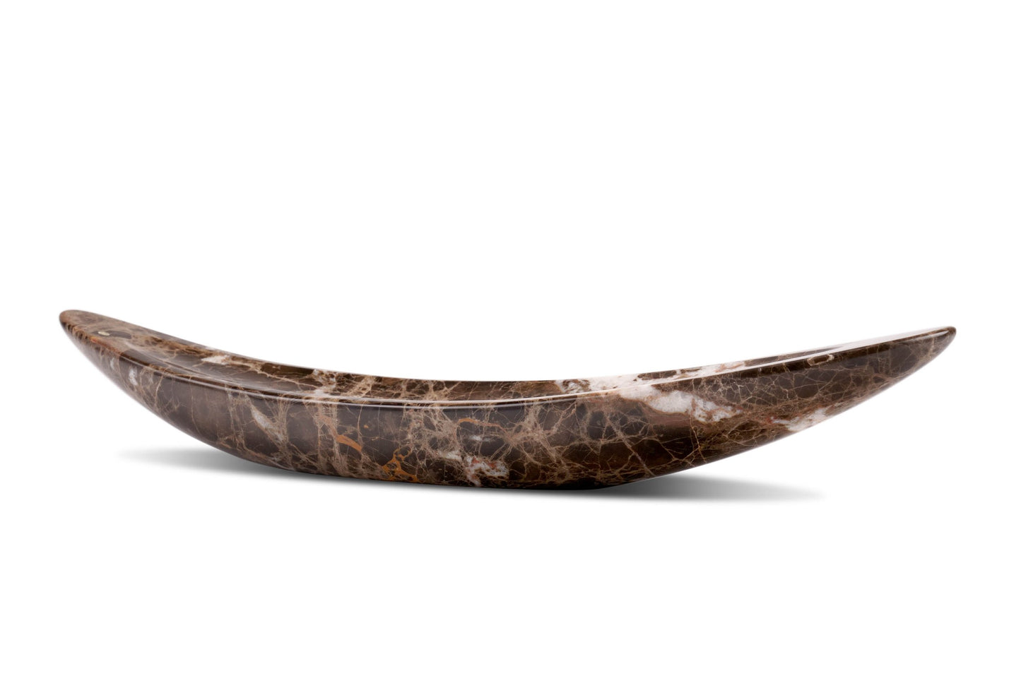 Large Ornament Centerpiece in Emperador Marble by Barberini & Gunnell