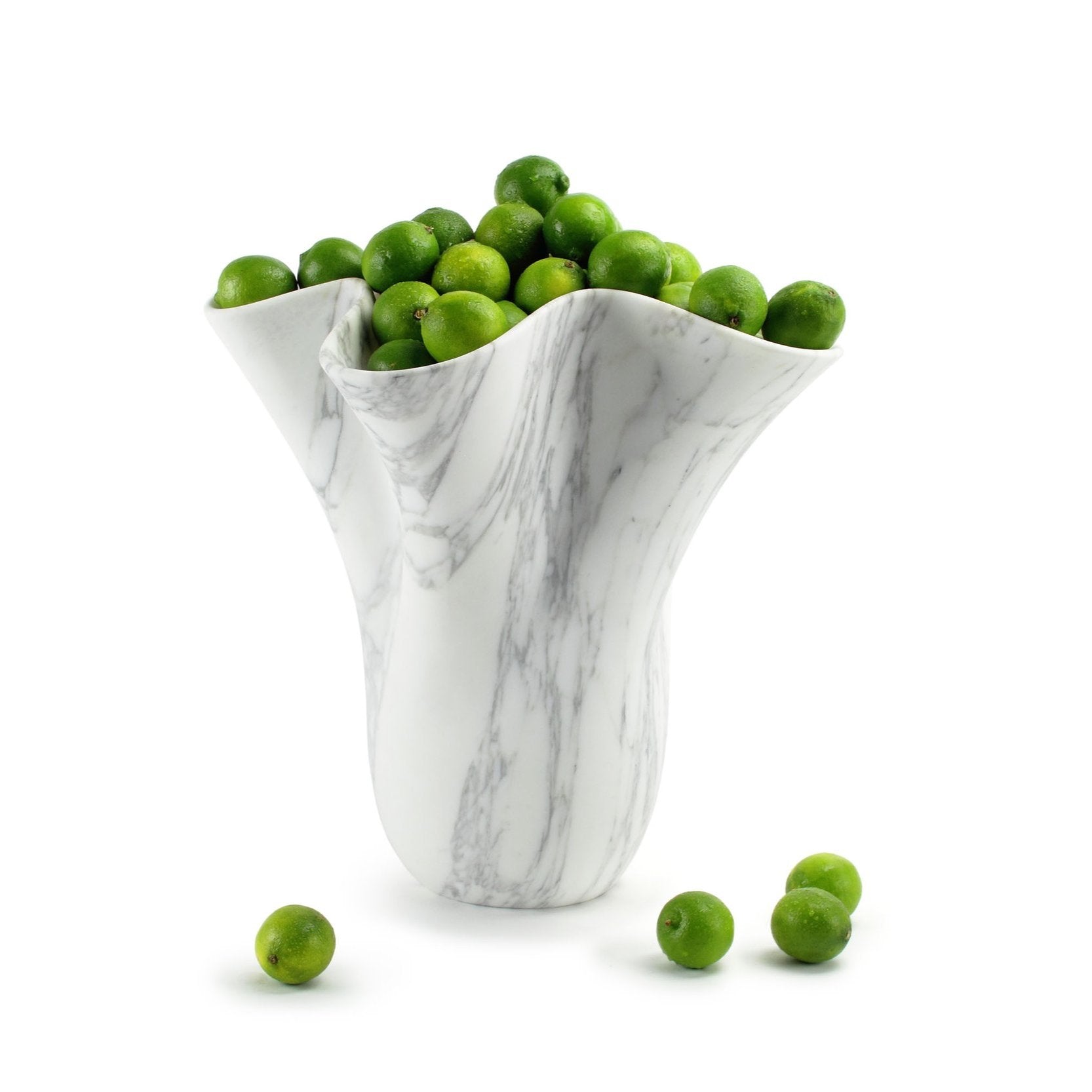Sculptural Vase in Statuary Marble by Barberini & Gunnell