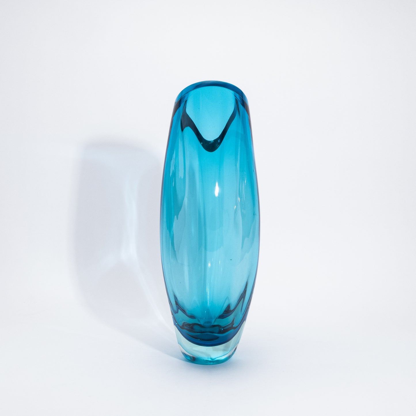 Murano Teardrop Vase in Lagoon Blue