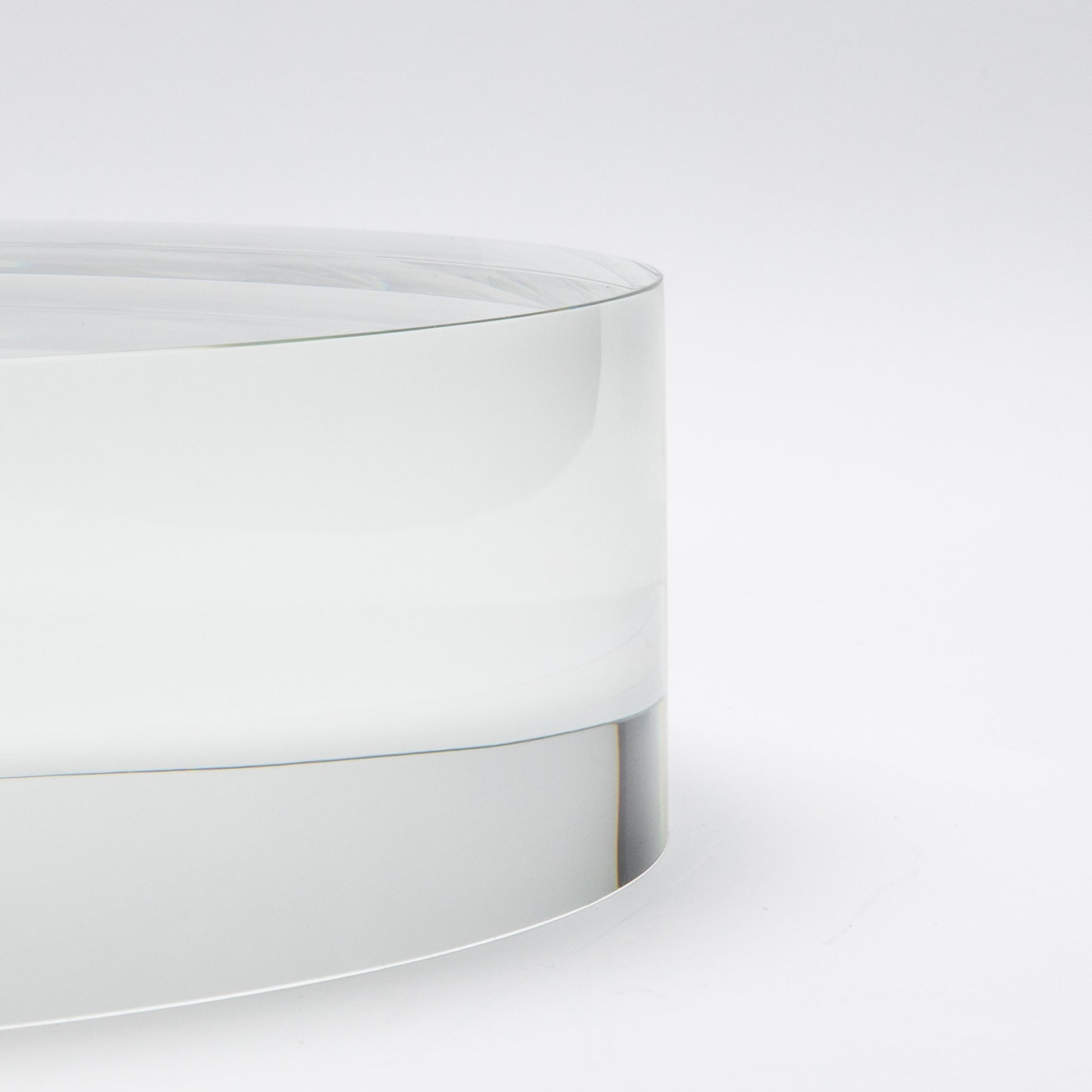 Clear Crystal Base Riser by KA Glass