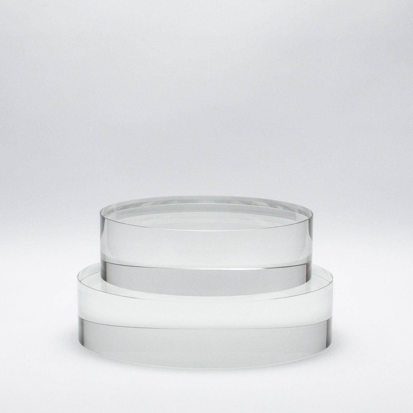 Clear Crystal Base Riser by KA Glass
