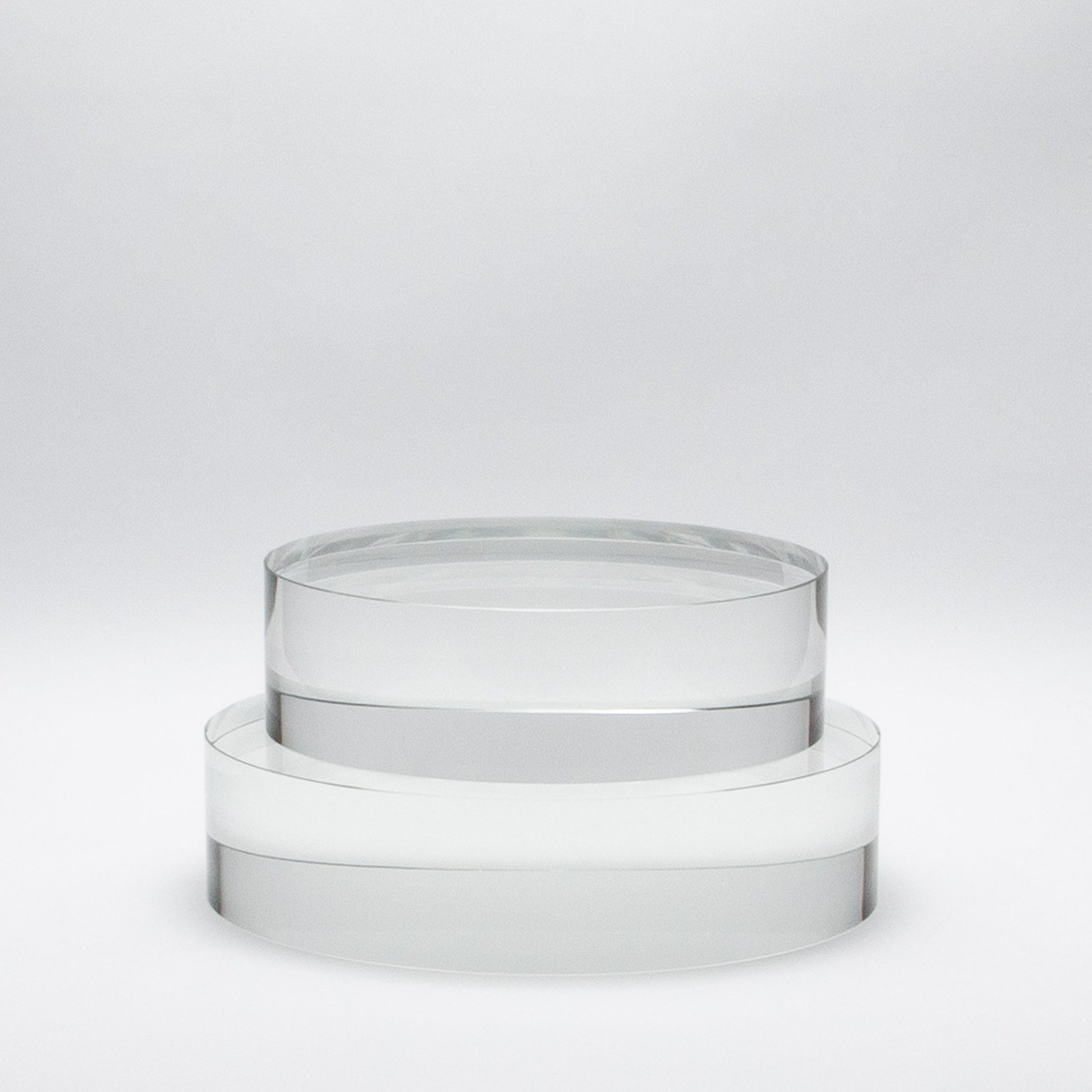 Clear Crystal Base Riser by KA Glass
