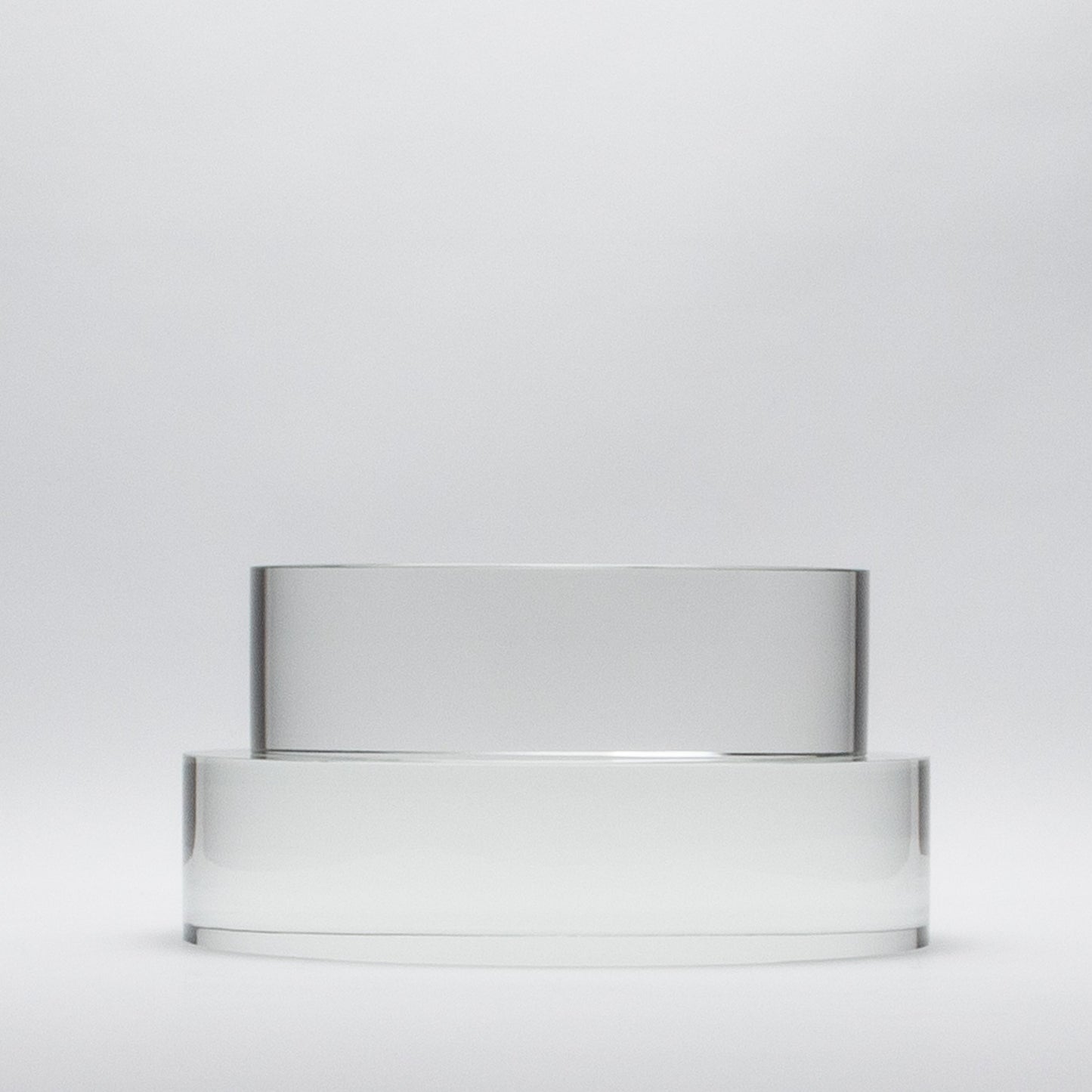 Clear Crystal Base Riser by KA Glass