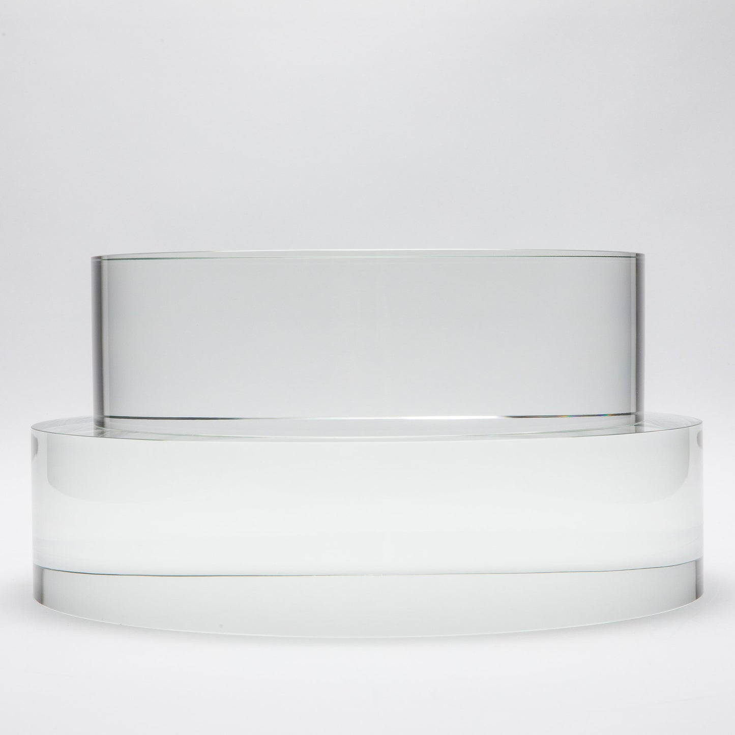 Clear Crystal Base Riser by KA Glass