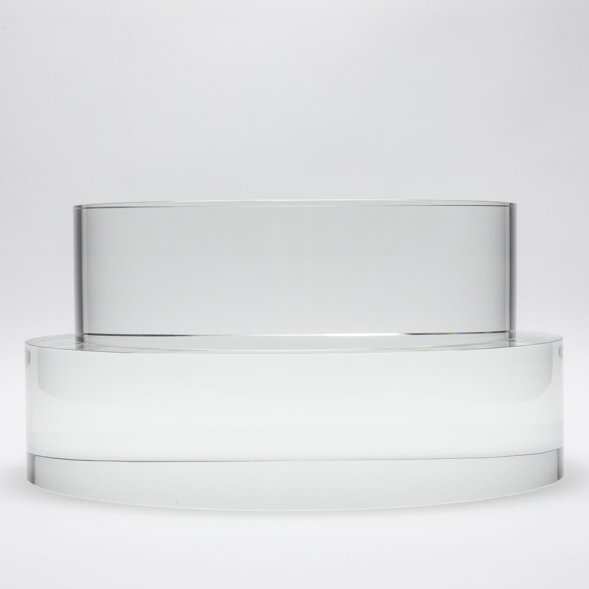 Clear Crystal Base Riser by KA Glass