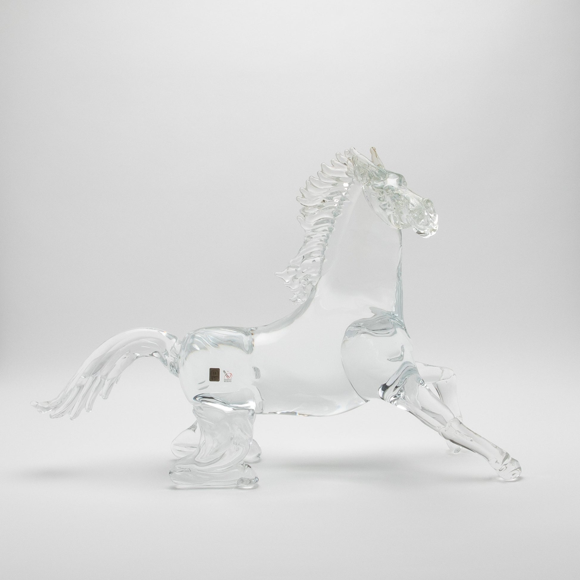 Hand Blown Murano Horse Sculpture
