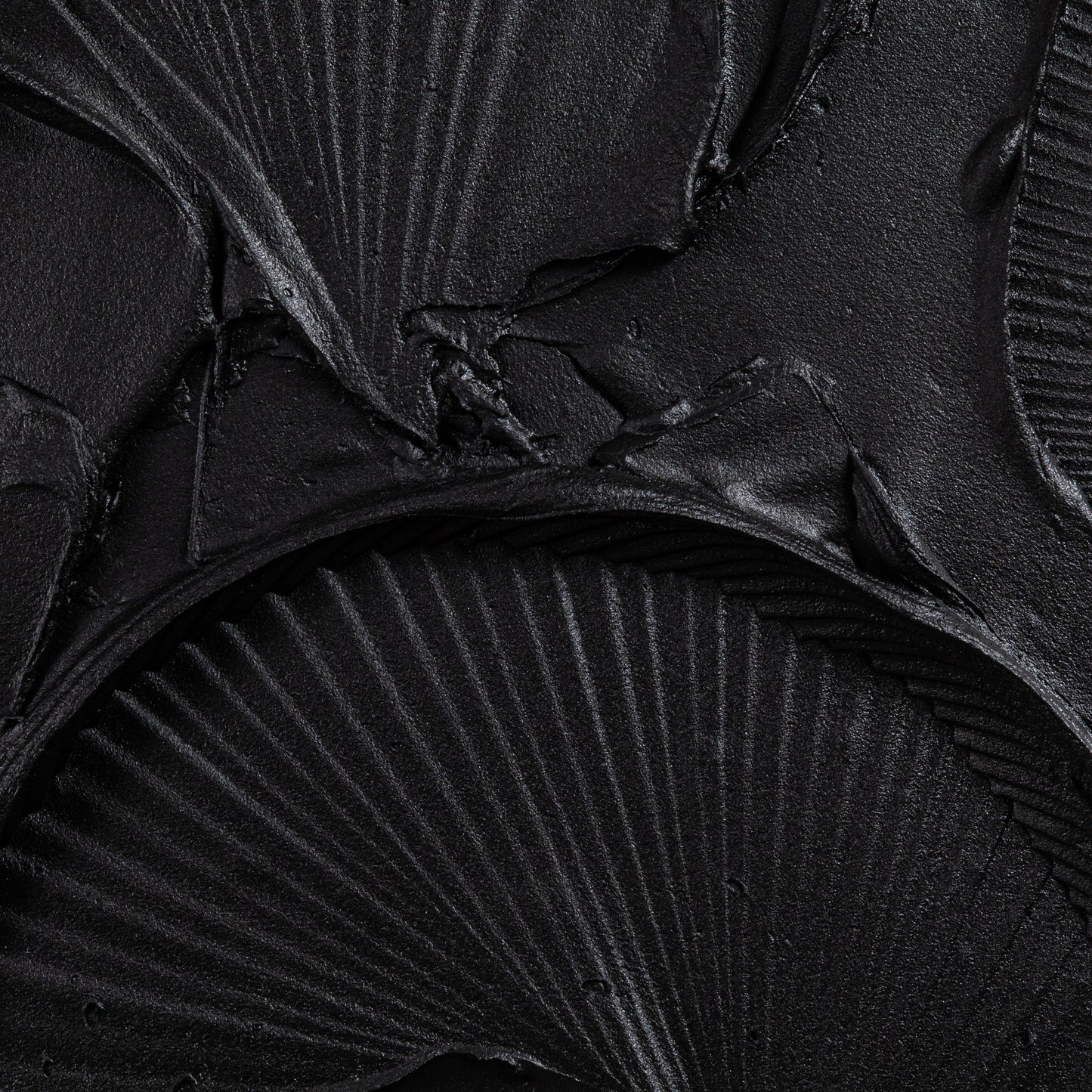 Modern Textural Monochromatic Painting by Michael Allen