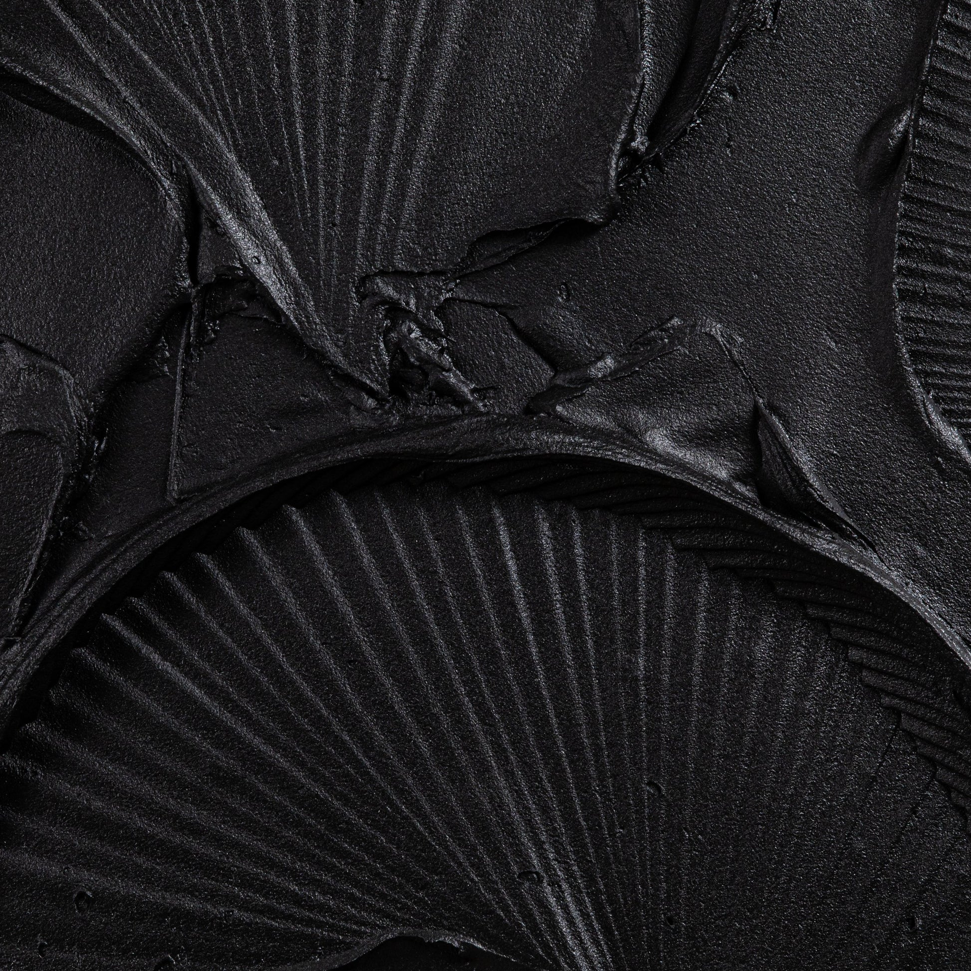 Modern Textural Monochromatic Painting by Michael Allen