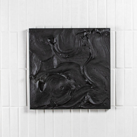 Modern Textural Monochromatic Painting by Michael Allen