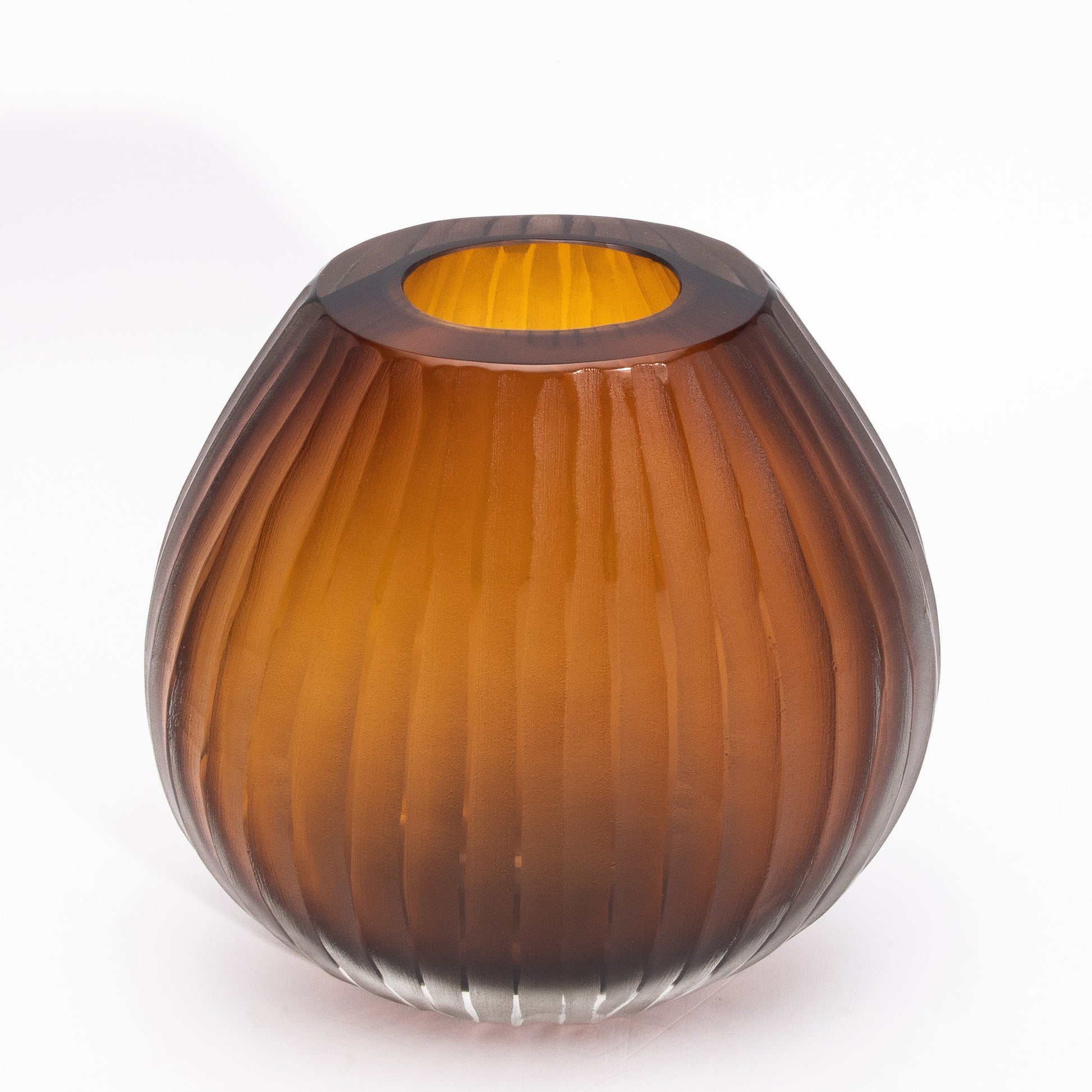 Murano Supreme Vase in Tobacco