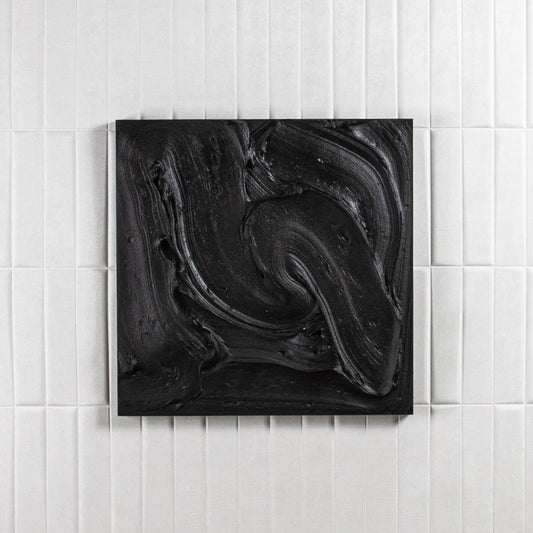 Modern Textural Monochromatic Painting by Michael Allen