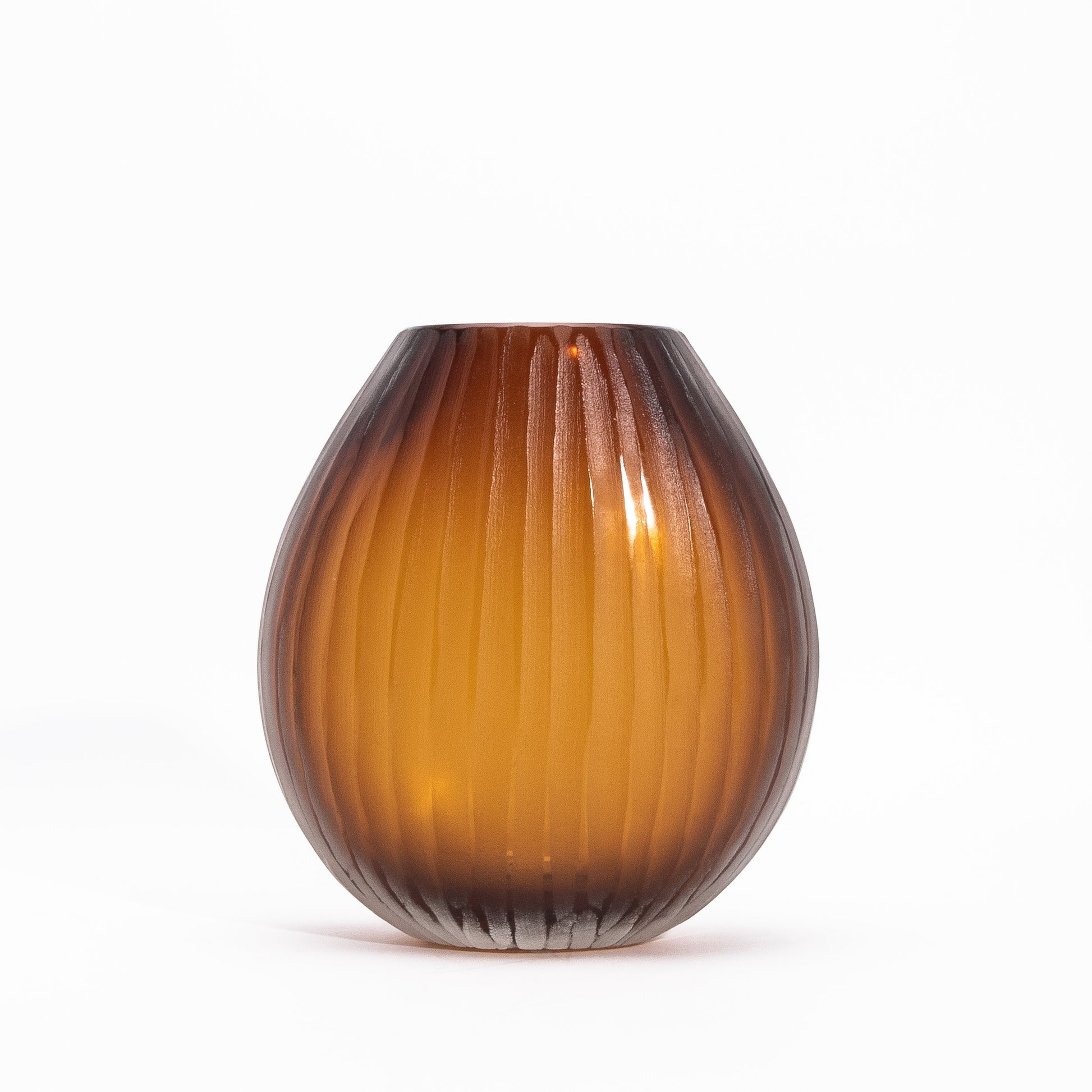 Murano Supreme Vase in Tobacco
