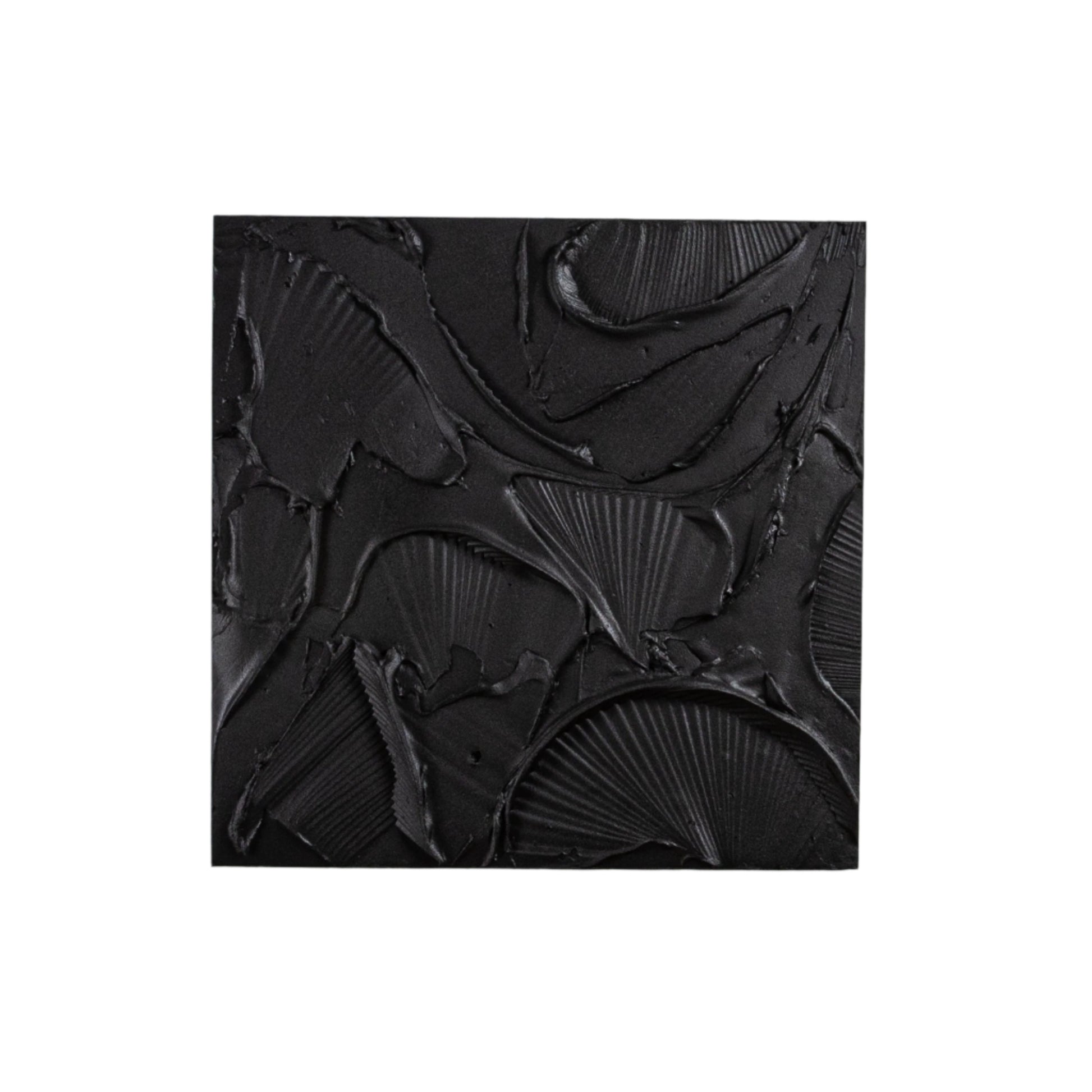 Modern Textural Monochromatic Painting by Michael Allen