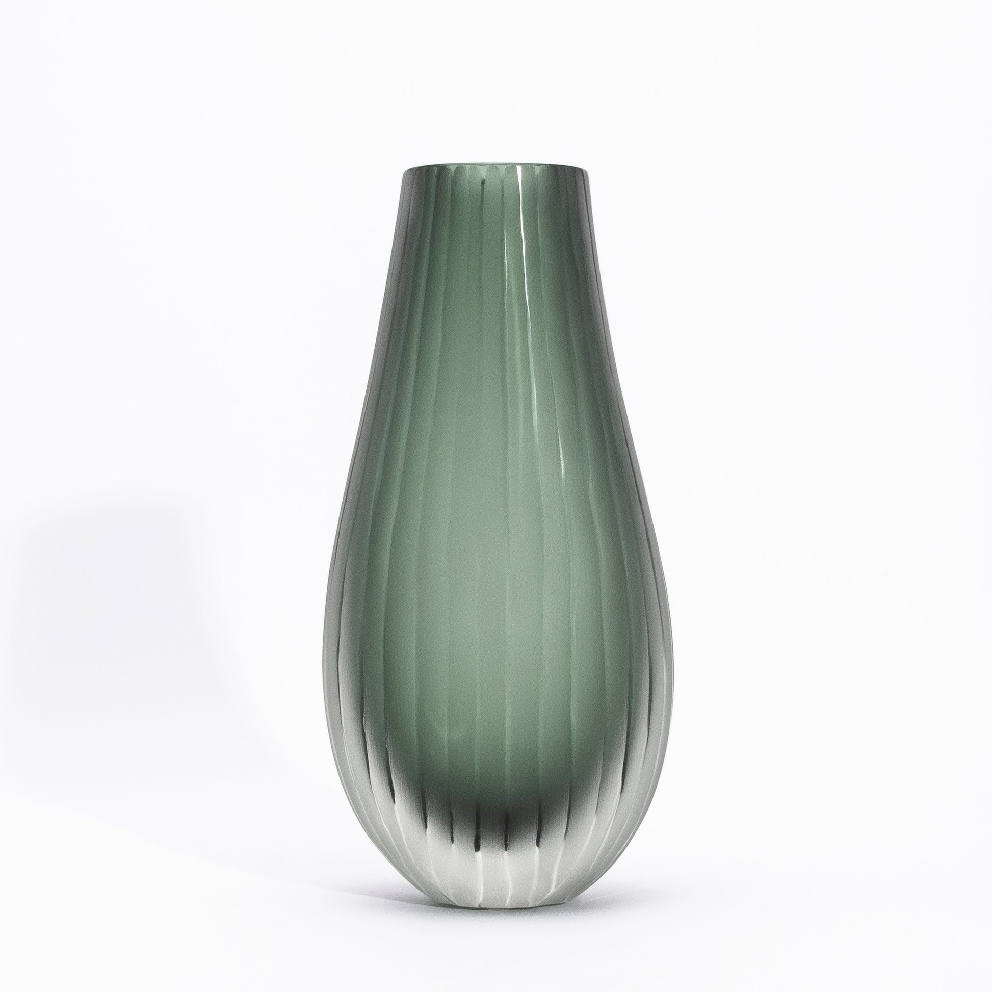 Murano Surpeme Vase in Eucalyptus Green